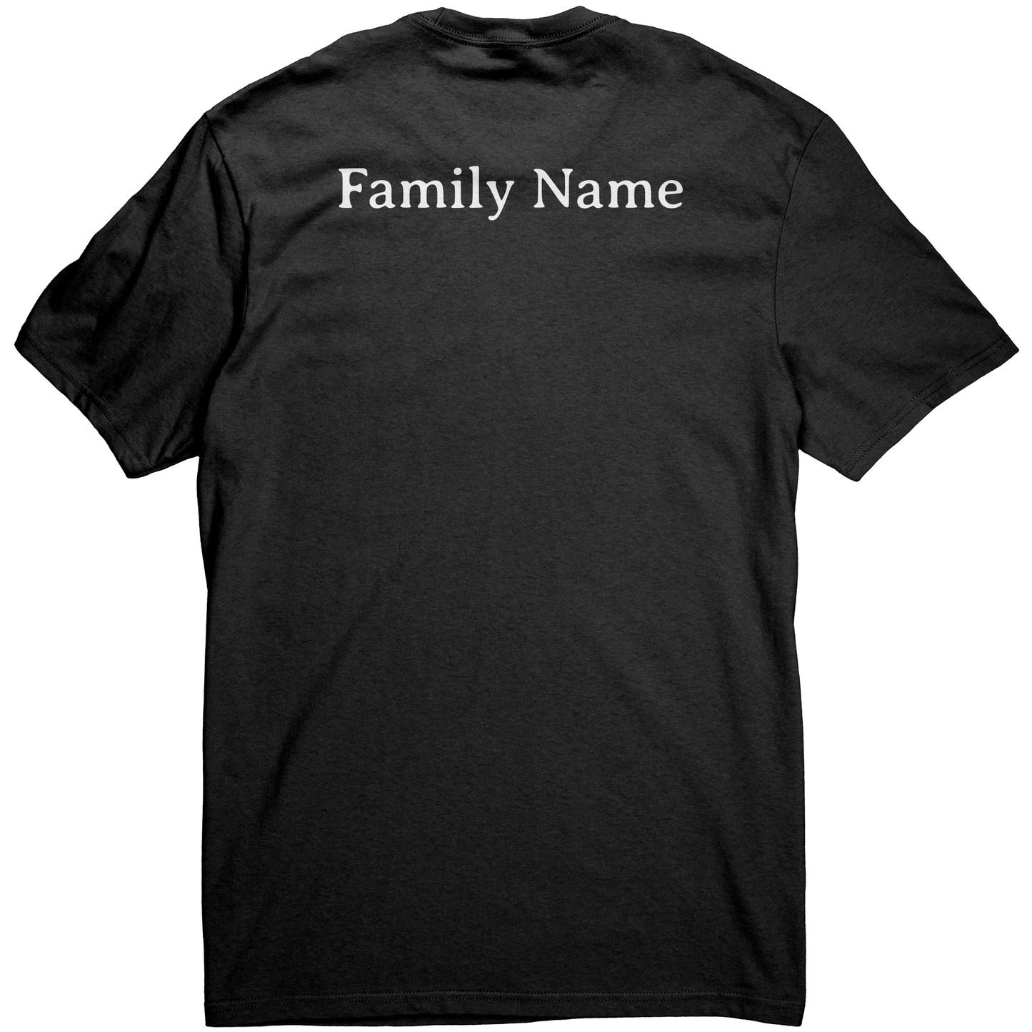 #1 Haiku Pronounce Family District Men's Shirt (Front & Back)