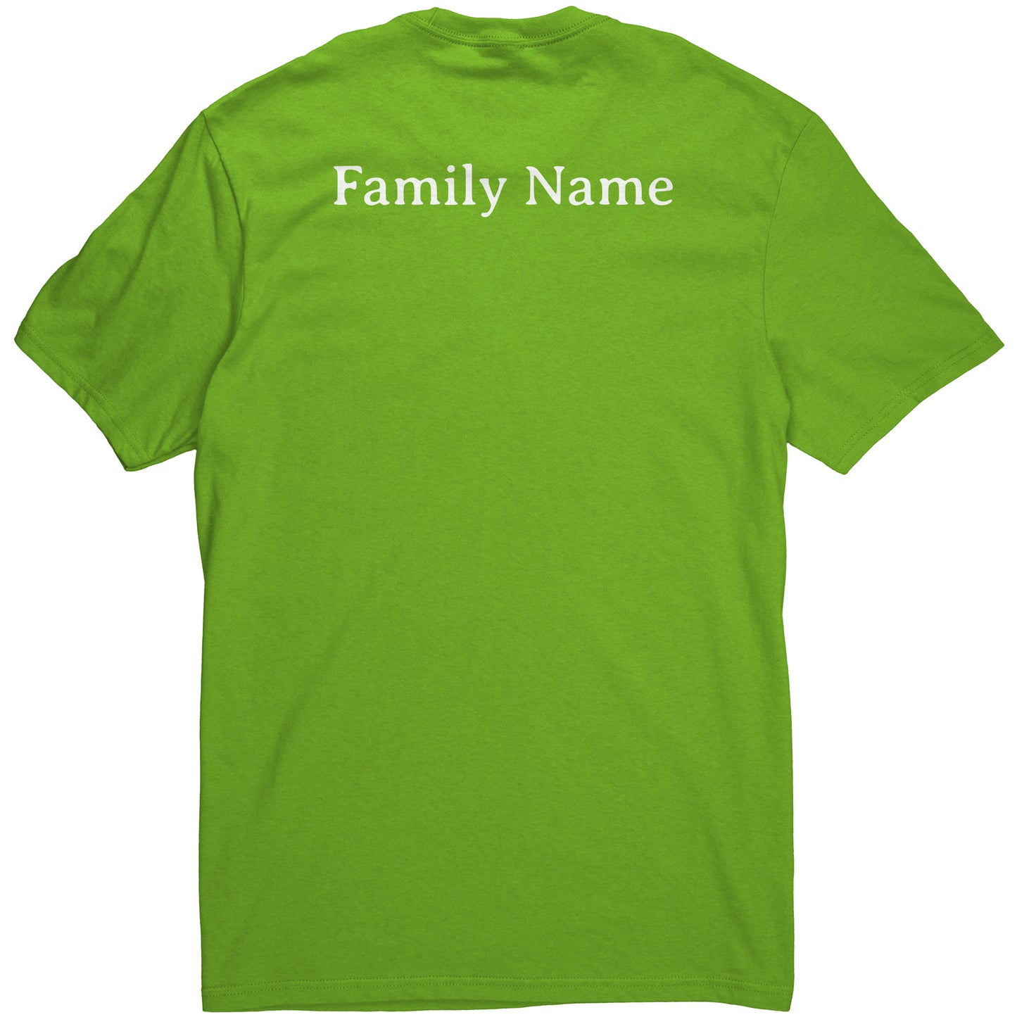 #1 Haiku Pronounce Family District Men's Shirt (Front & Back)