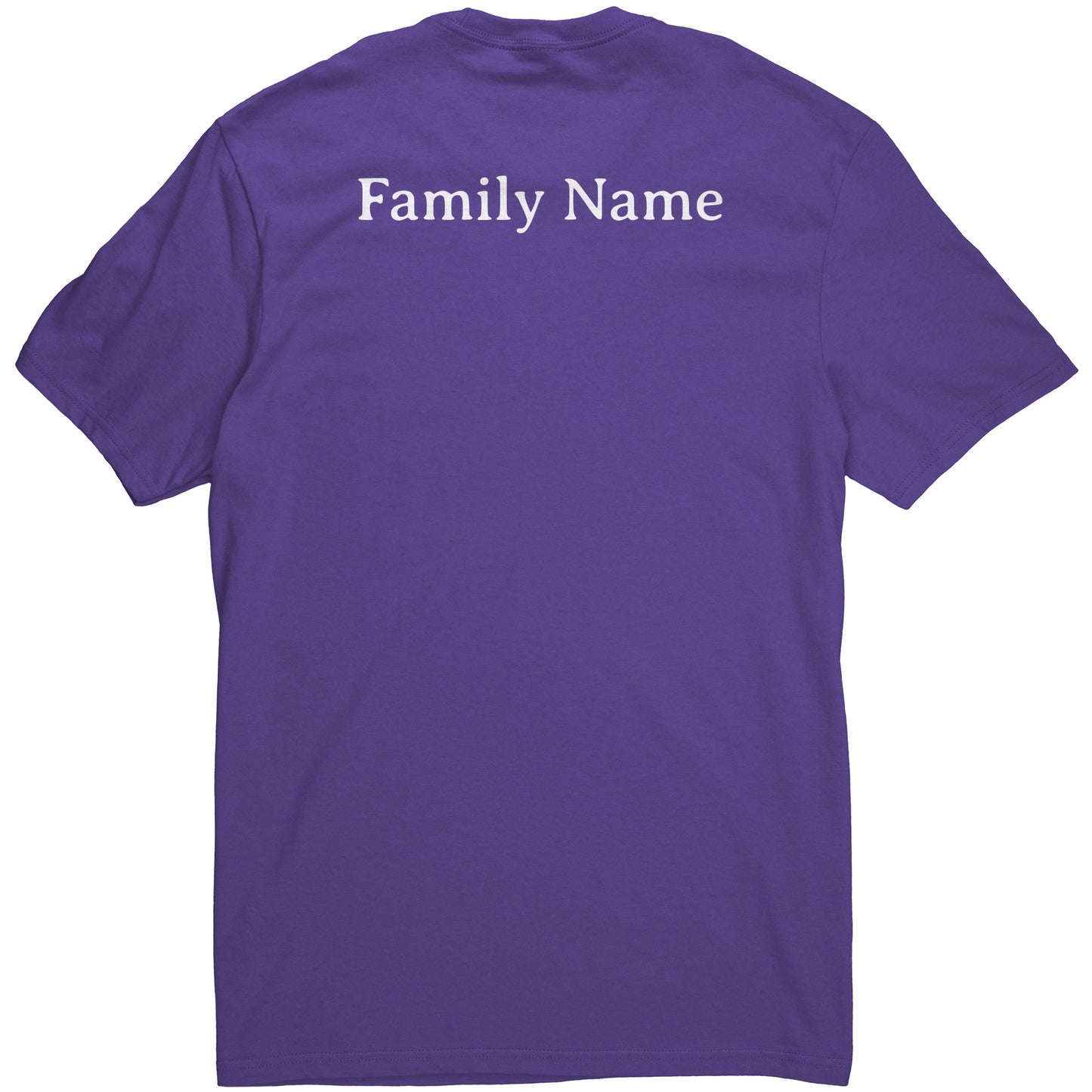 #1 Haiku Pronounce Family District Men's Shirt (Front & Back)
