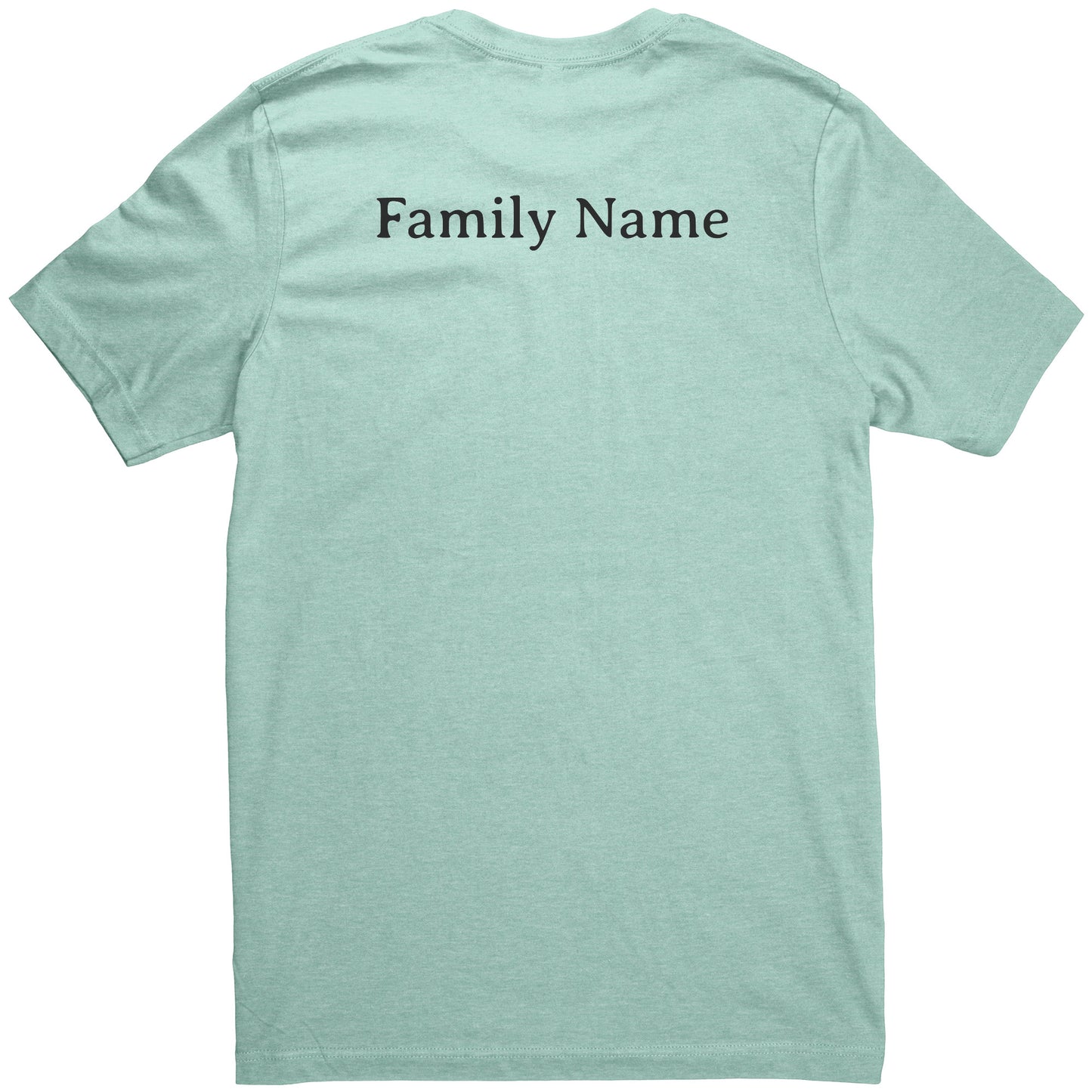 #2 Haiku Pronounce Family Canvas Unisex CVC (Front & Back)