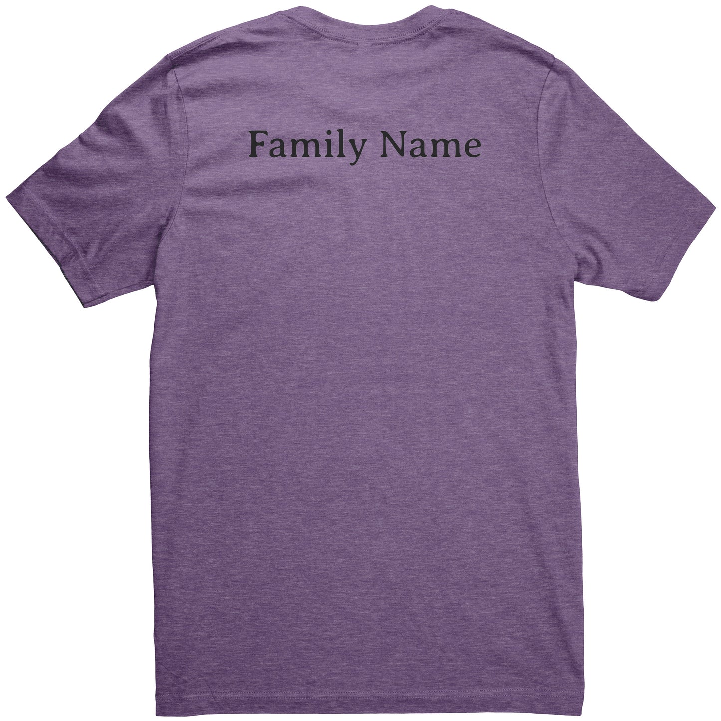 #2 Haiku Pronounce Family Canvas Unisex CVC (Front & Back)