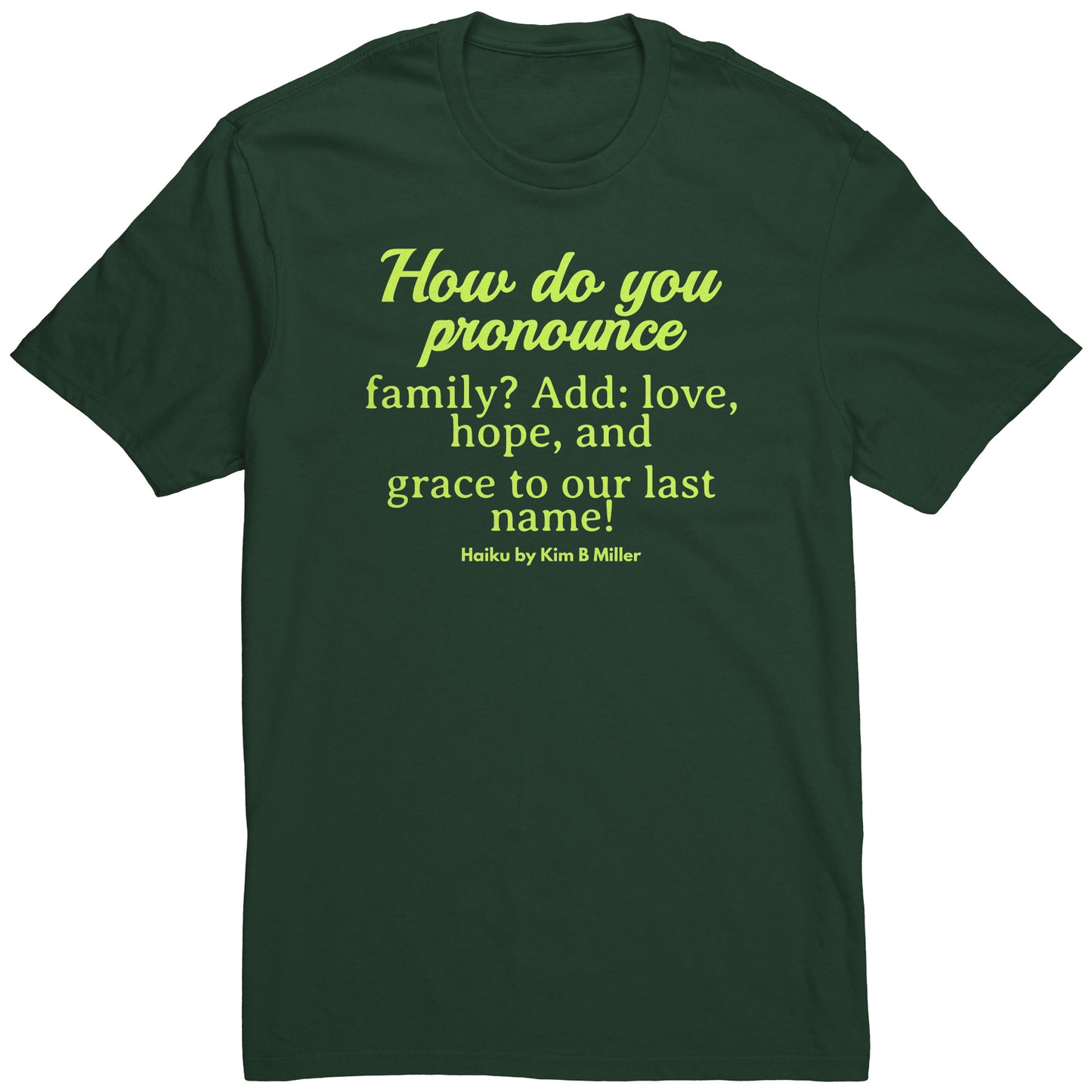 #2 Haiku Pronounce Family District Men's Shirt (Front)