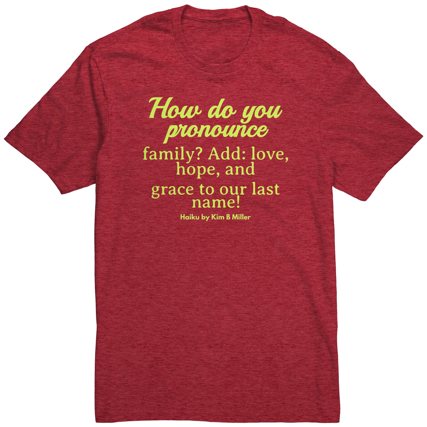 #2 Haiku Pronounce Family District Men's Shirt (Front)