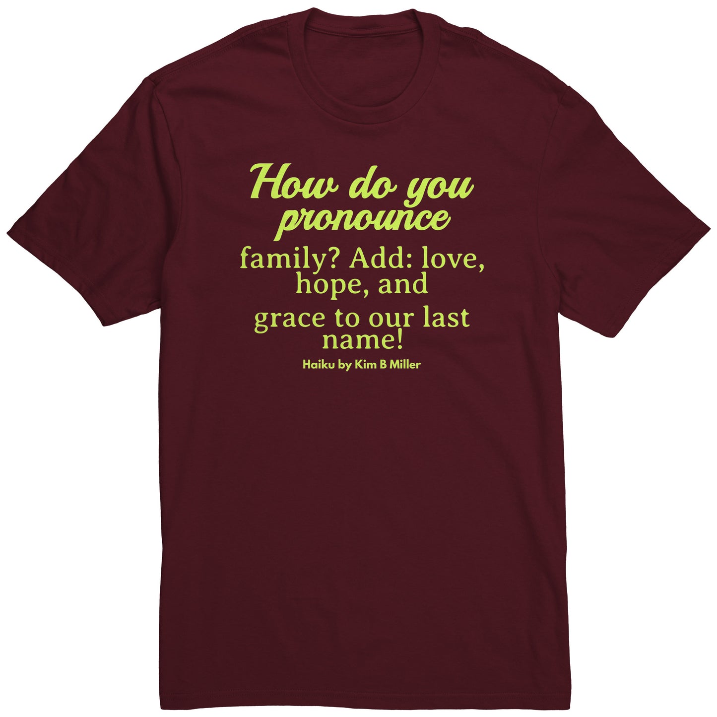 #2 Haiku Pronounce Family District Men's Shirt (Front)