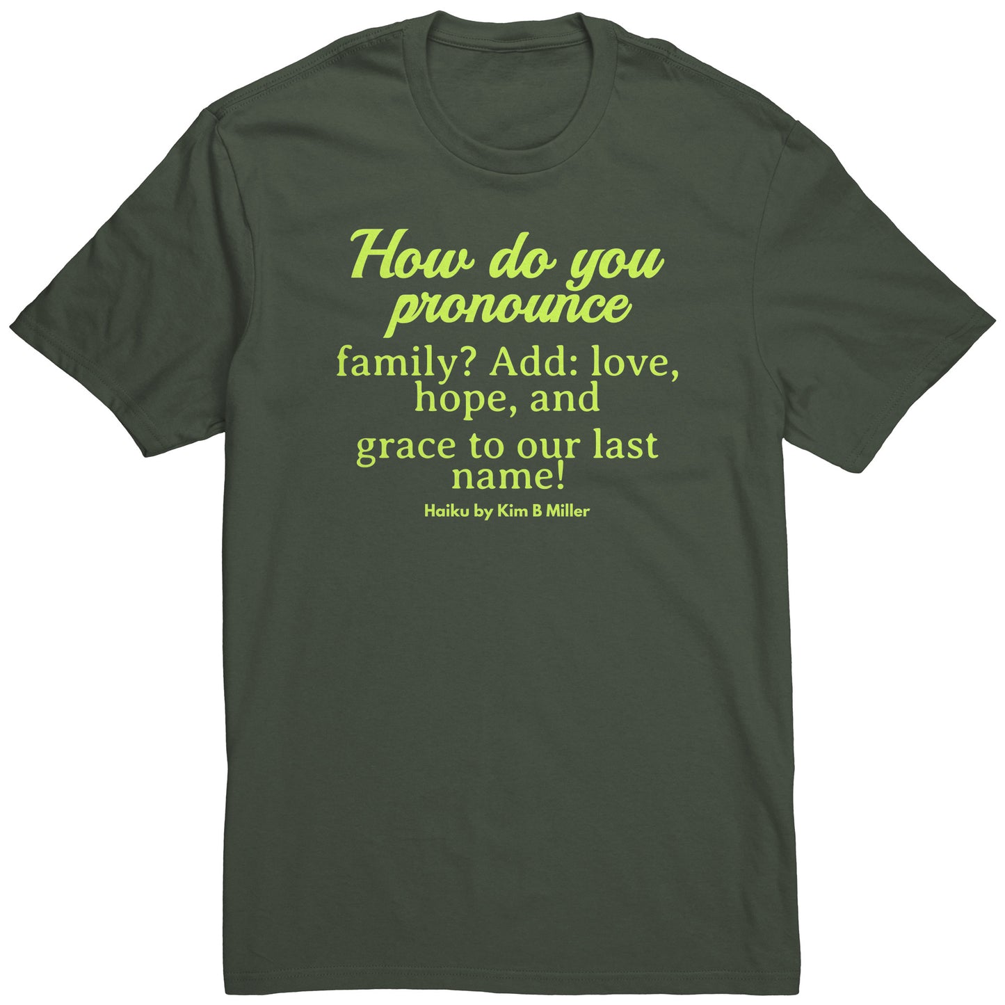 #2 Haiku Pronounce Family District Men's Shirt (Front)