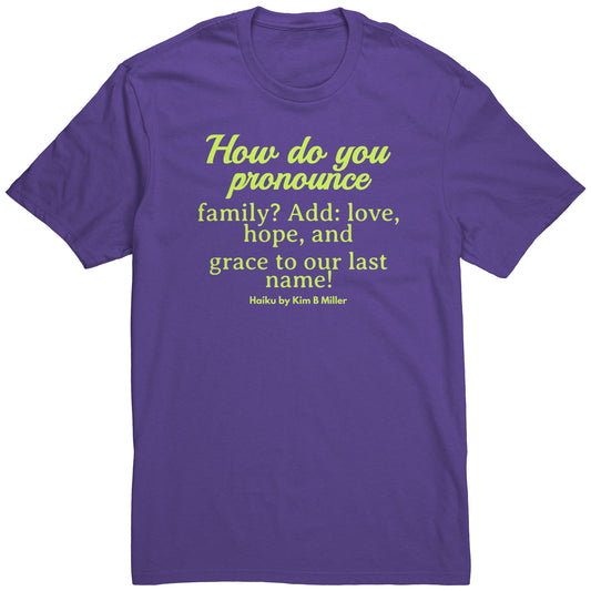 #2 Haiku Pronounce Family District Men's Shirt (Front)