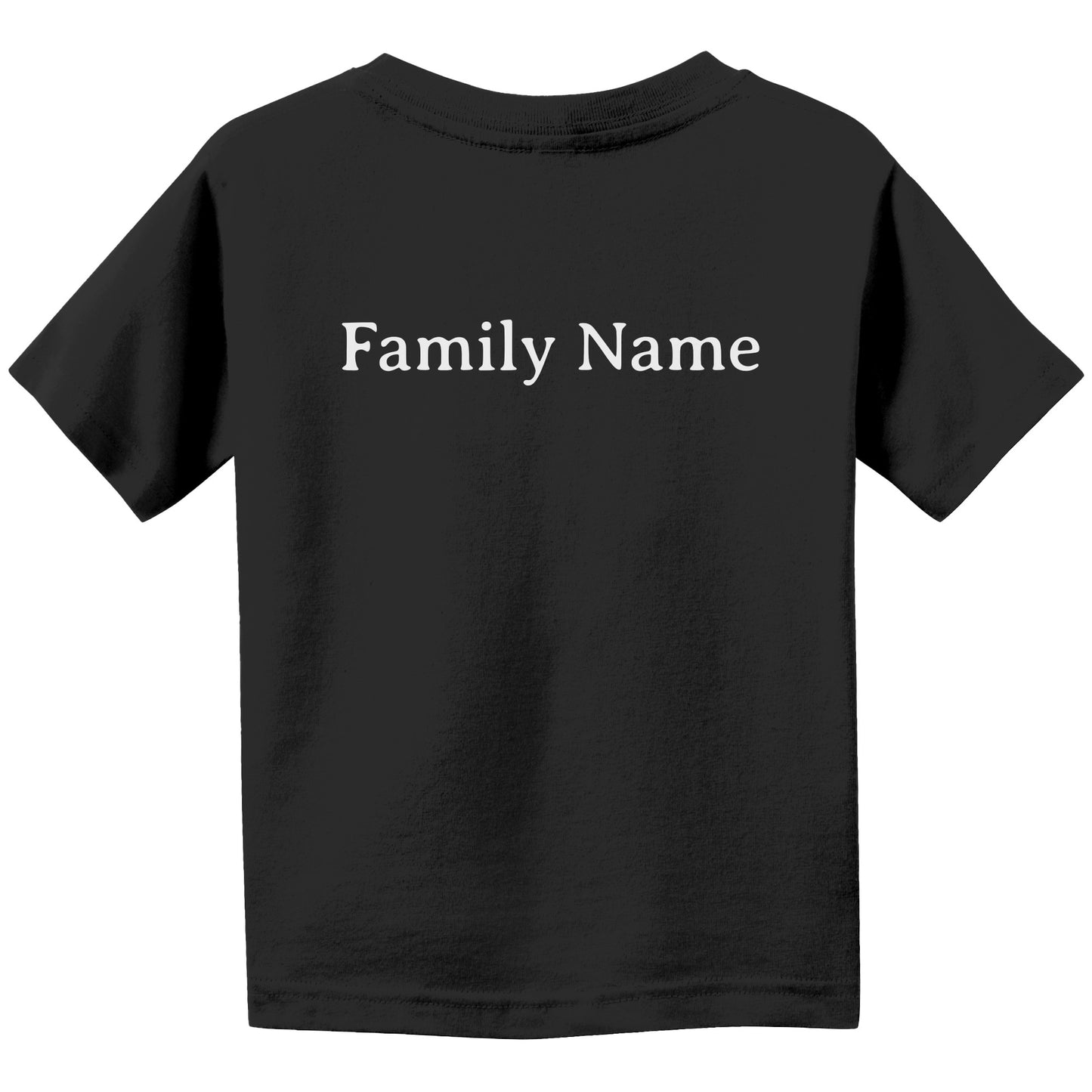 #3 Haiku Pronounce Family Canvas Toddler T-Shirt (Front & Back)