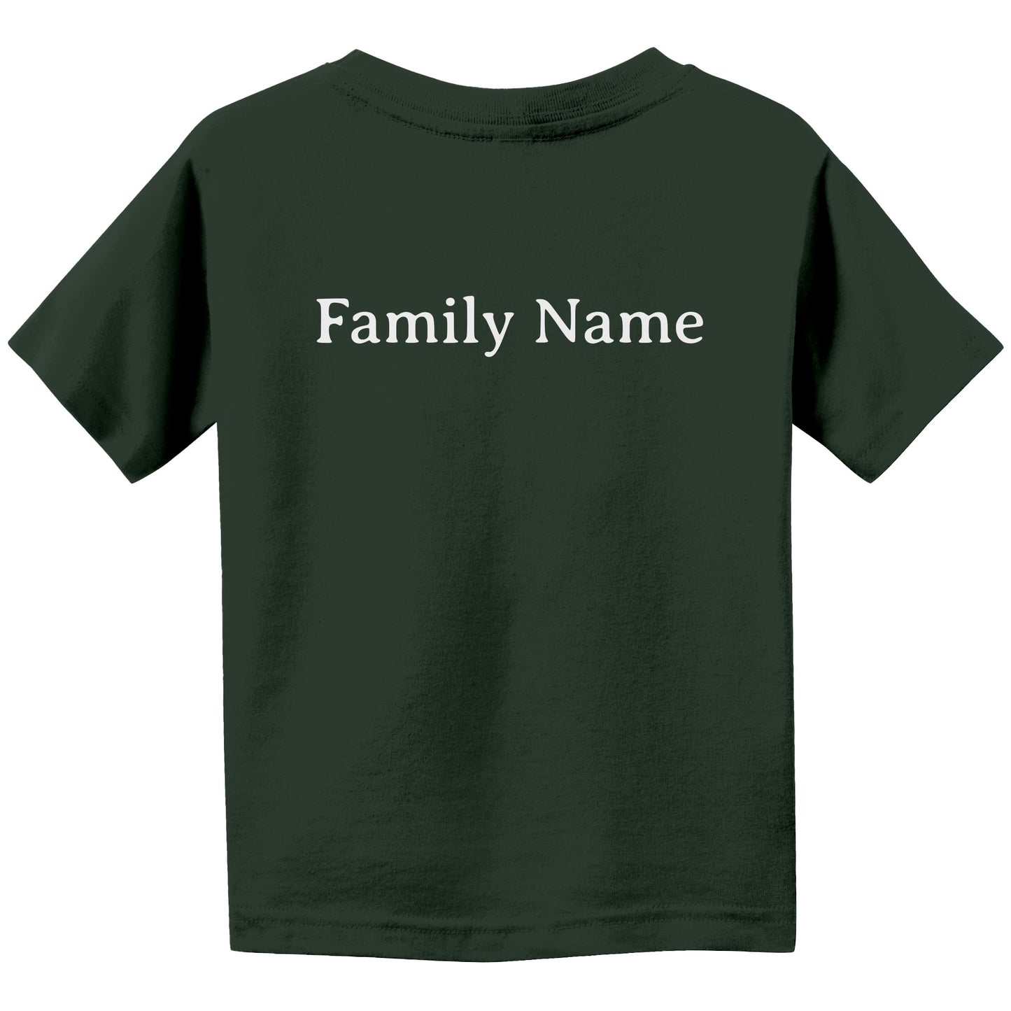 #3 Haiku Pronounce Family Canvas Toddler T-Shirt (Front & Back)