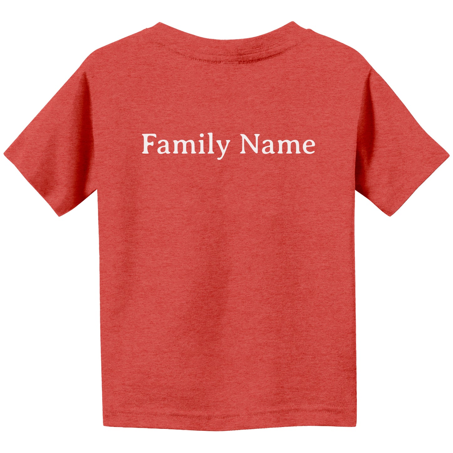 #3 Haiku Pronounce Family Canvas Toddler T-Shirt (Front & Back)