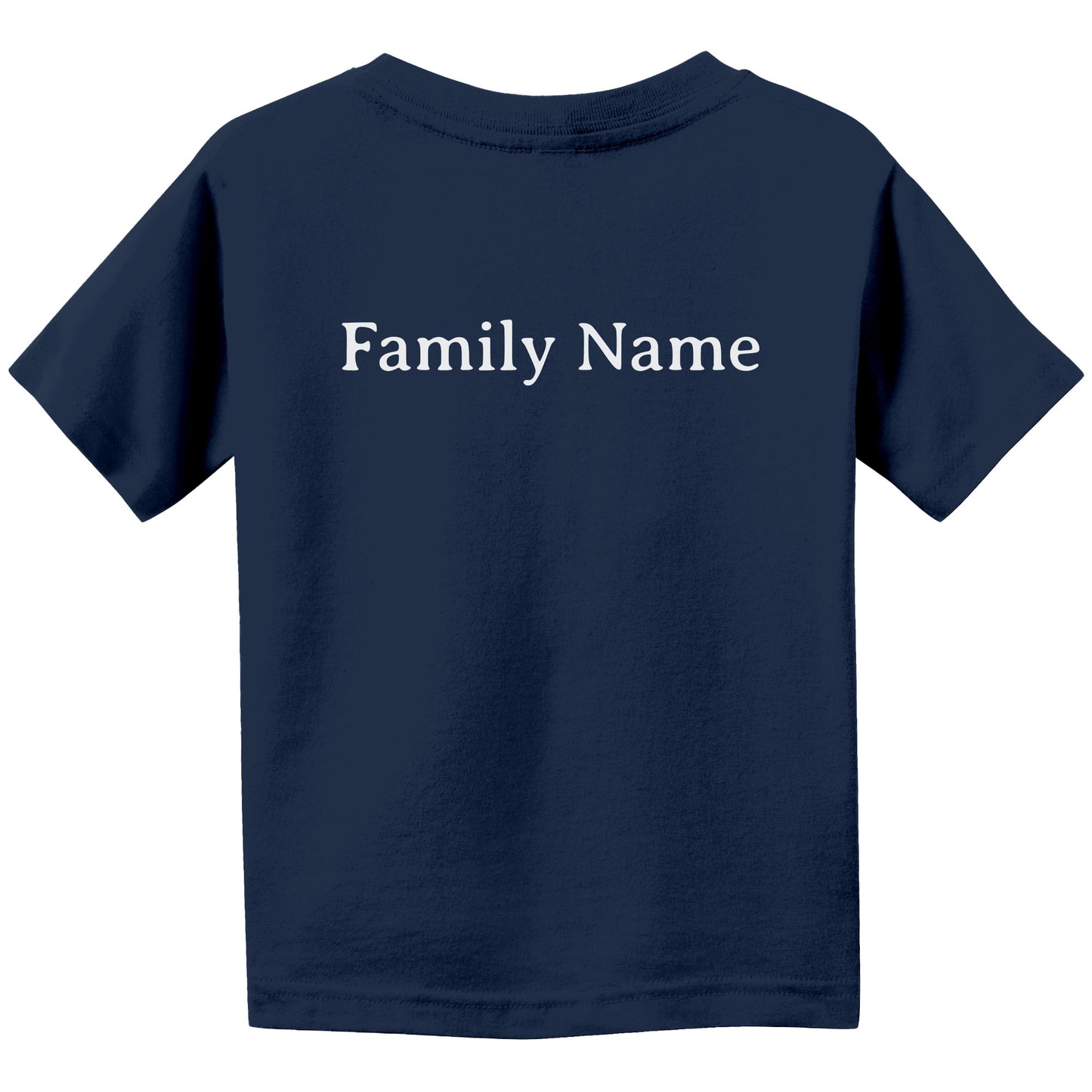 #3 Haiku Pronounce Family Canvas Toddler T-Shirt (Front & Back)