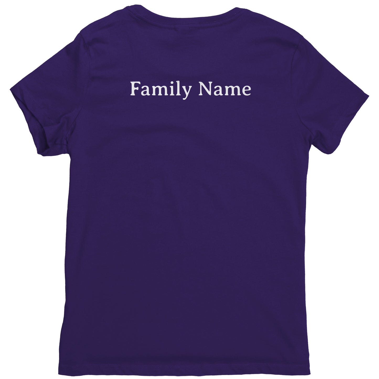 #3 Haiku Pronounce Family District Women's Shirt (Front & Back)
