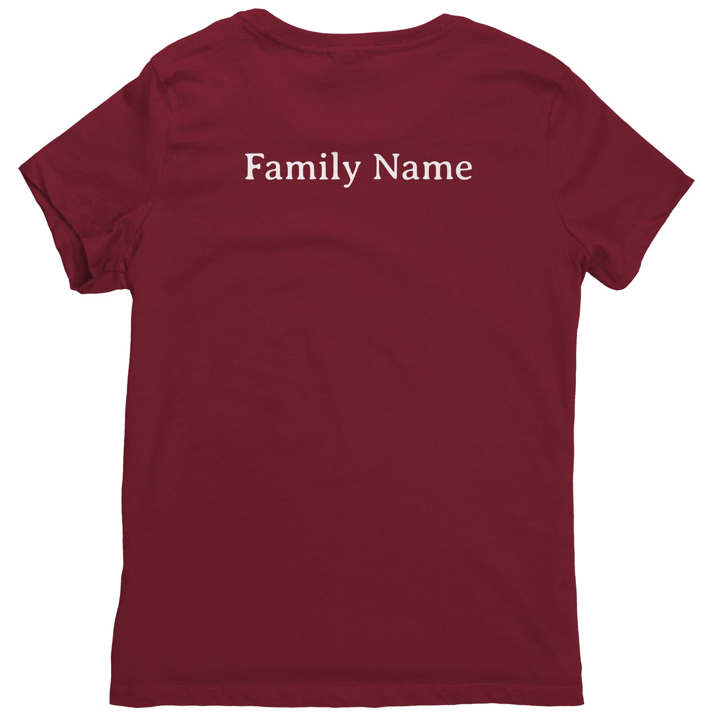 #3 Haiku Pronounce Family District Women's Shirt (Front & Back)