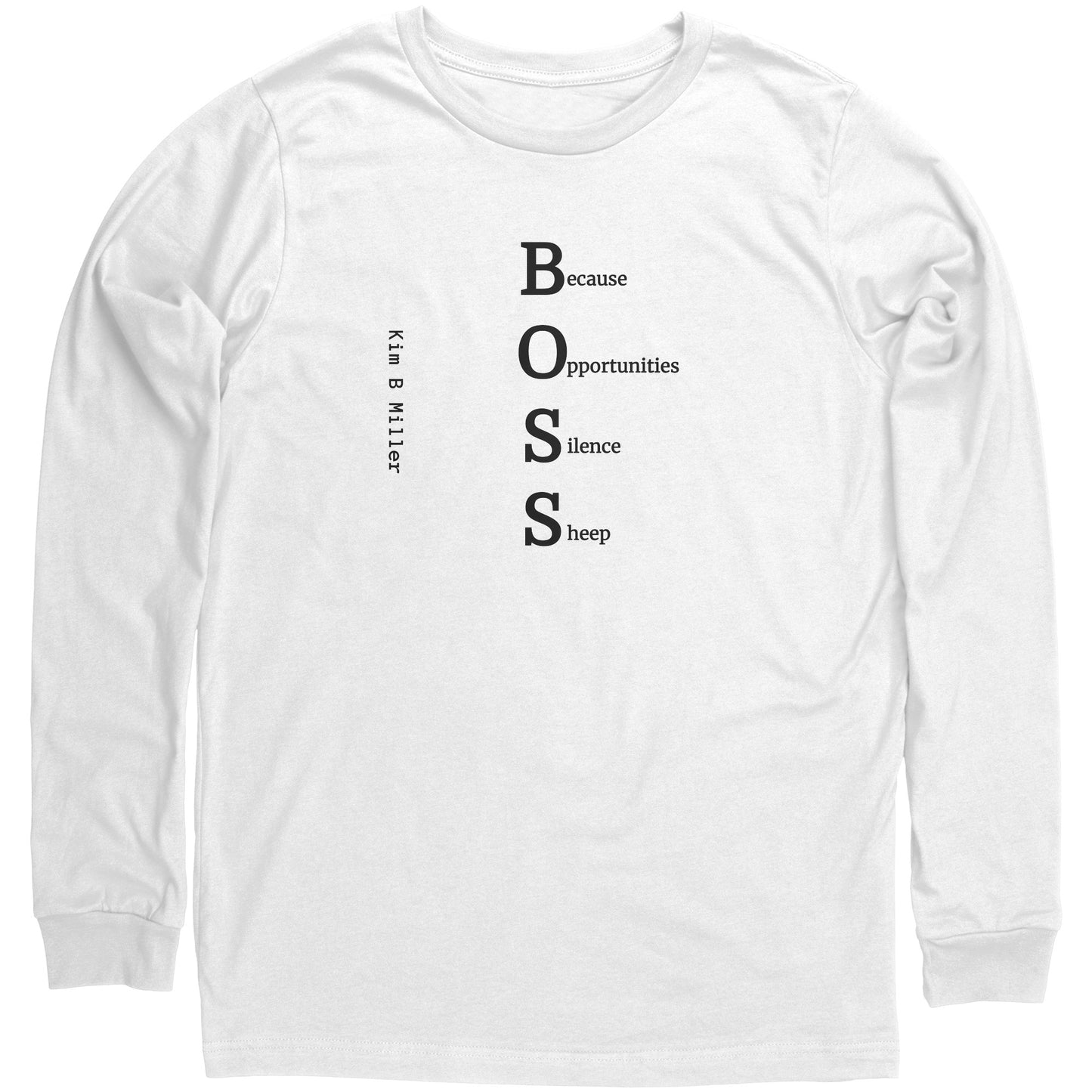 BOSS Canvas Unisex Long Sleeve Shirt