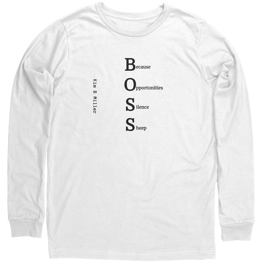 BOSS Canvas Unisex Long Sleeve Shirt