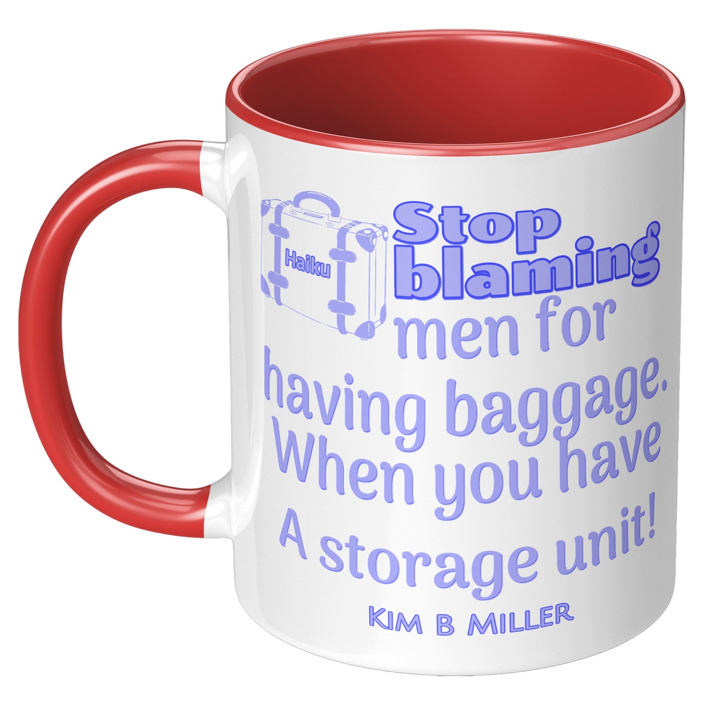 Baggage Haiku Accent Mug
