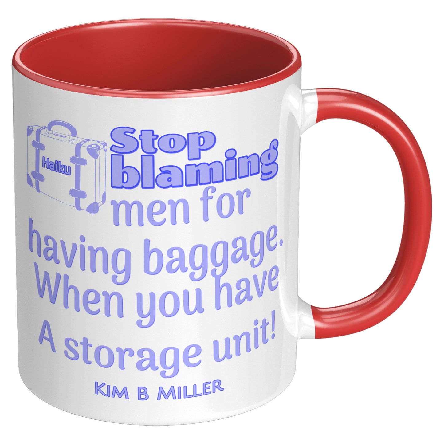 Baggage Haiku Accent Mug