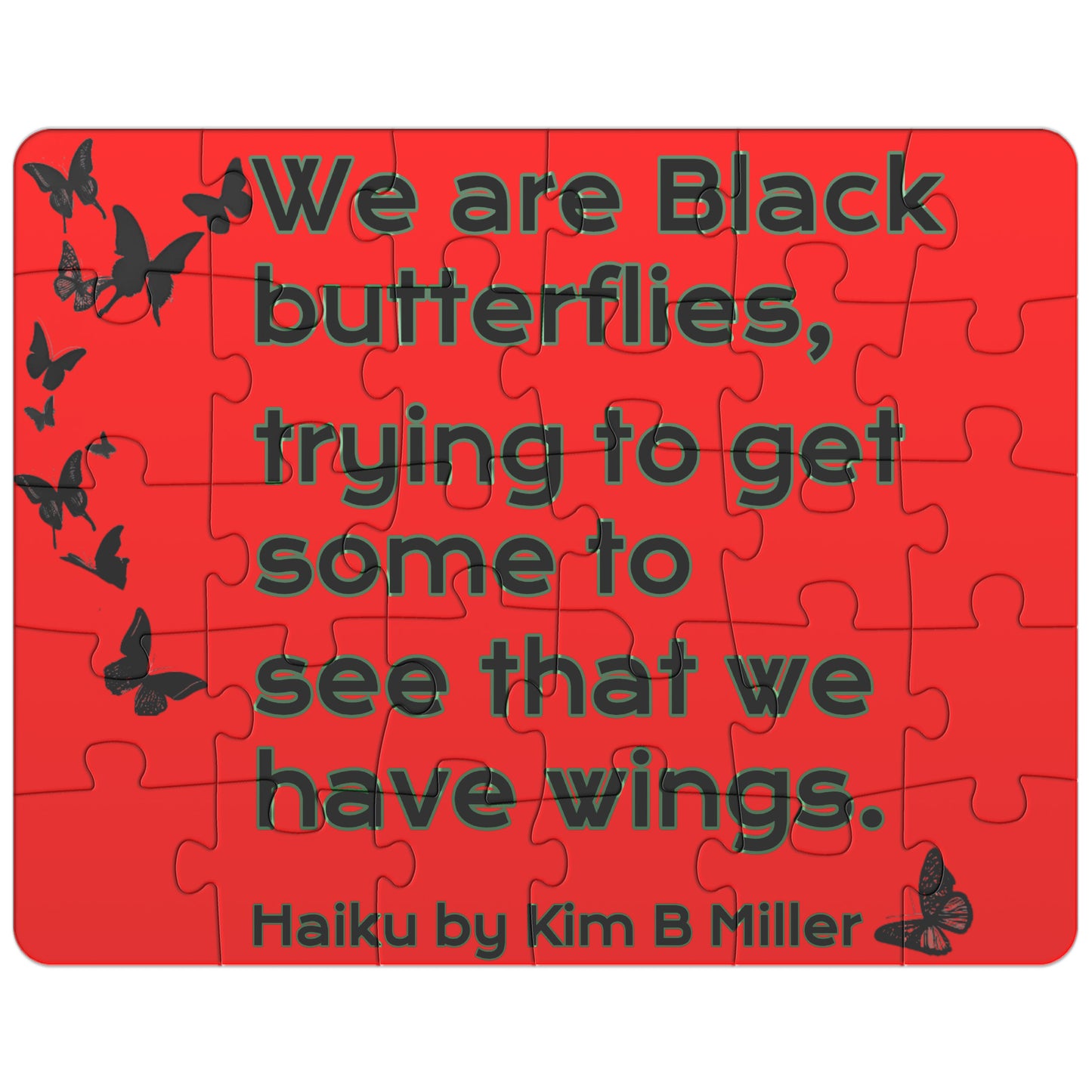 Black Butterflies Puzzle (30pc-500pc)