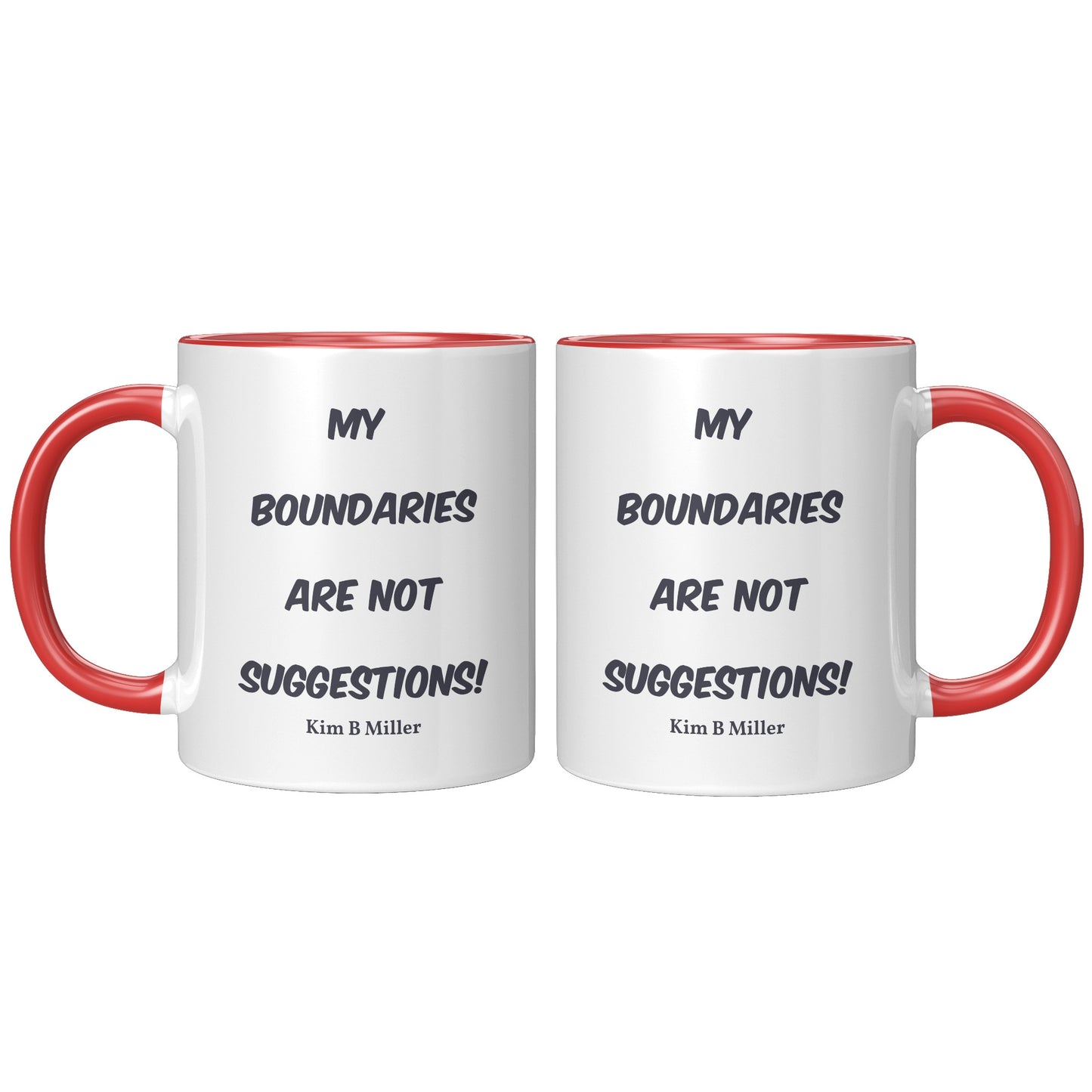 Boundaries Accent Mug