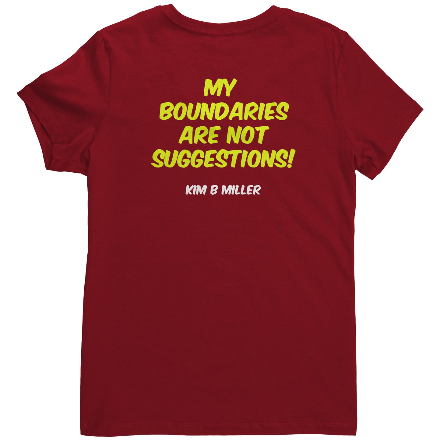 Boundaries District Women's V-Neck (Both Sides)