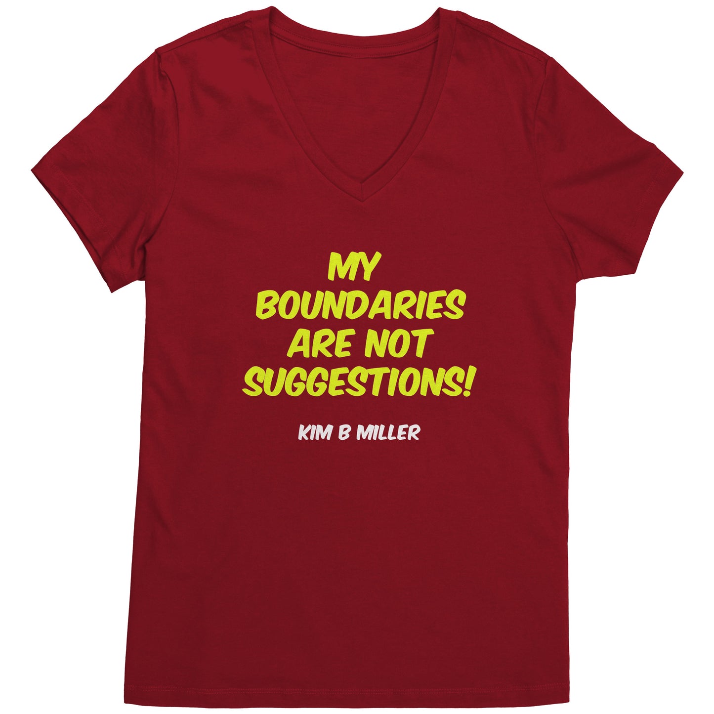 Boundaries District Women's V-Neck (Both Sides)