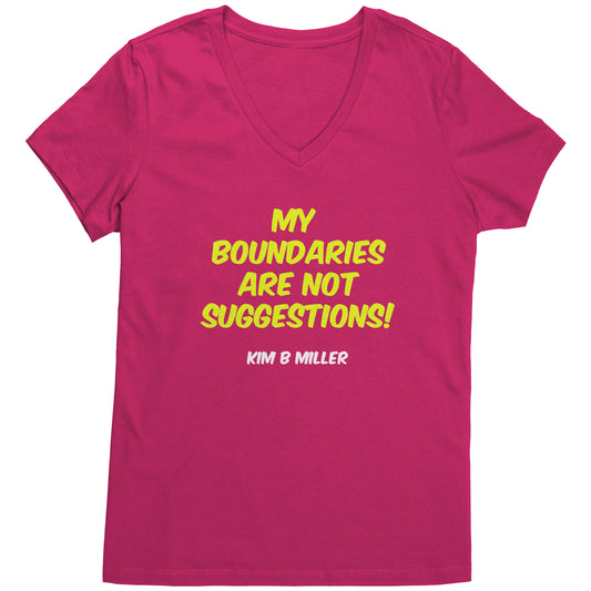 Boundaries District Women's V-Neck (Both Sides)