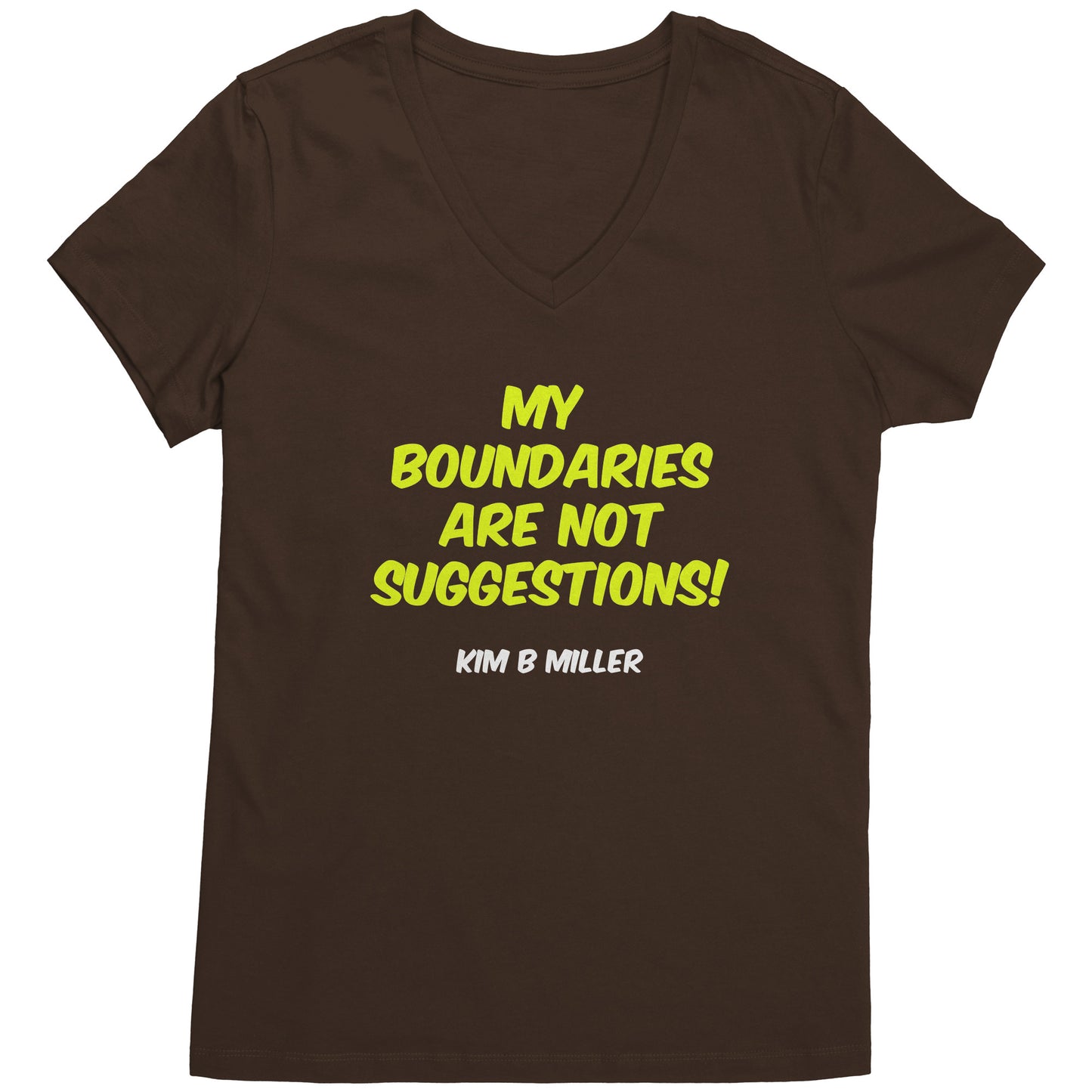 Boundaries District Women's V-Neck (Both Sides)