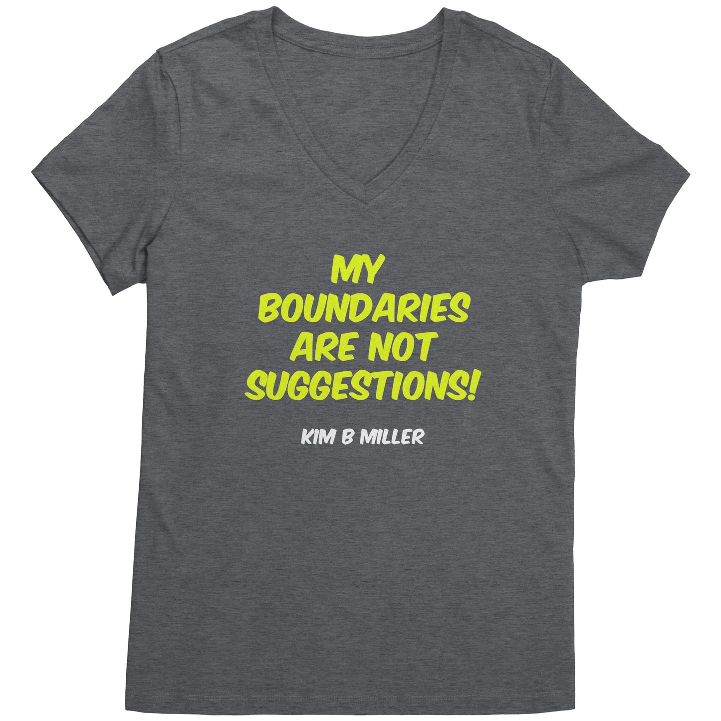 Boundaries District Women's V-Neck (Both Sides)