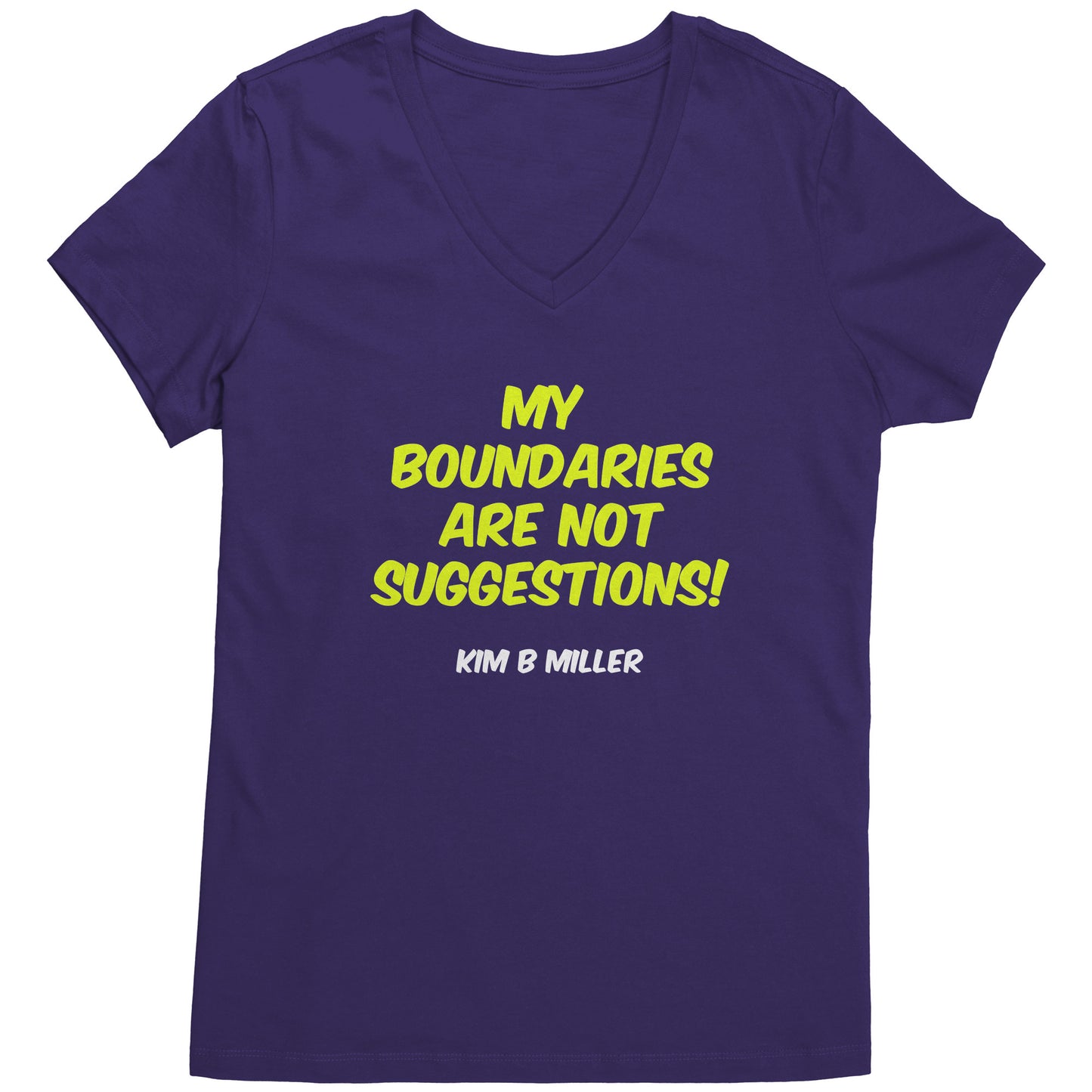 Boundaries District Women's V-Neck (Both Sides)