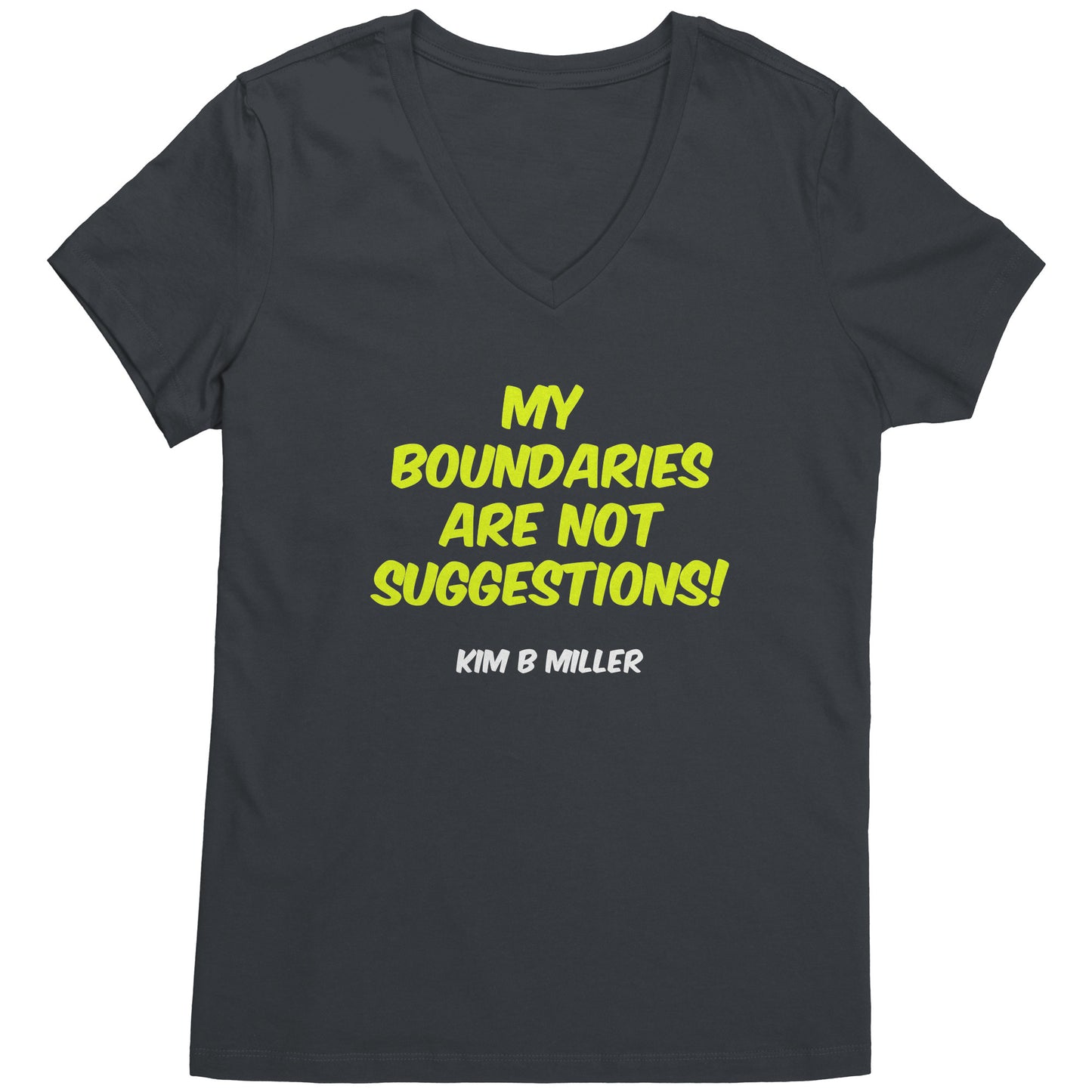 Boundaries District Women's V-Neck (Front Only)