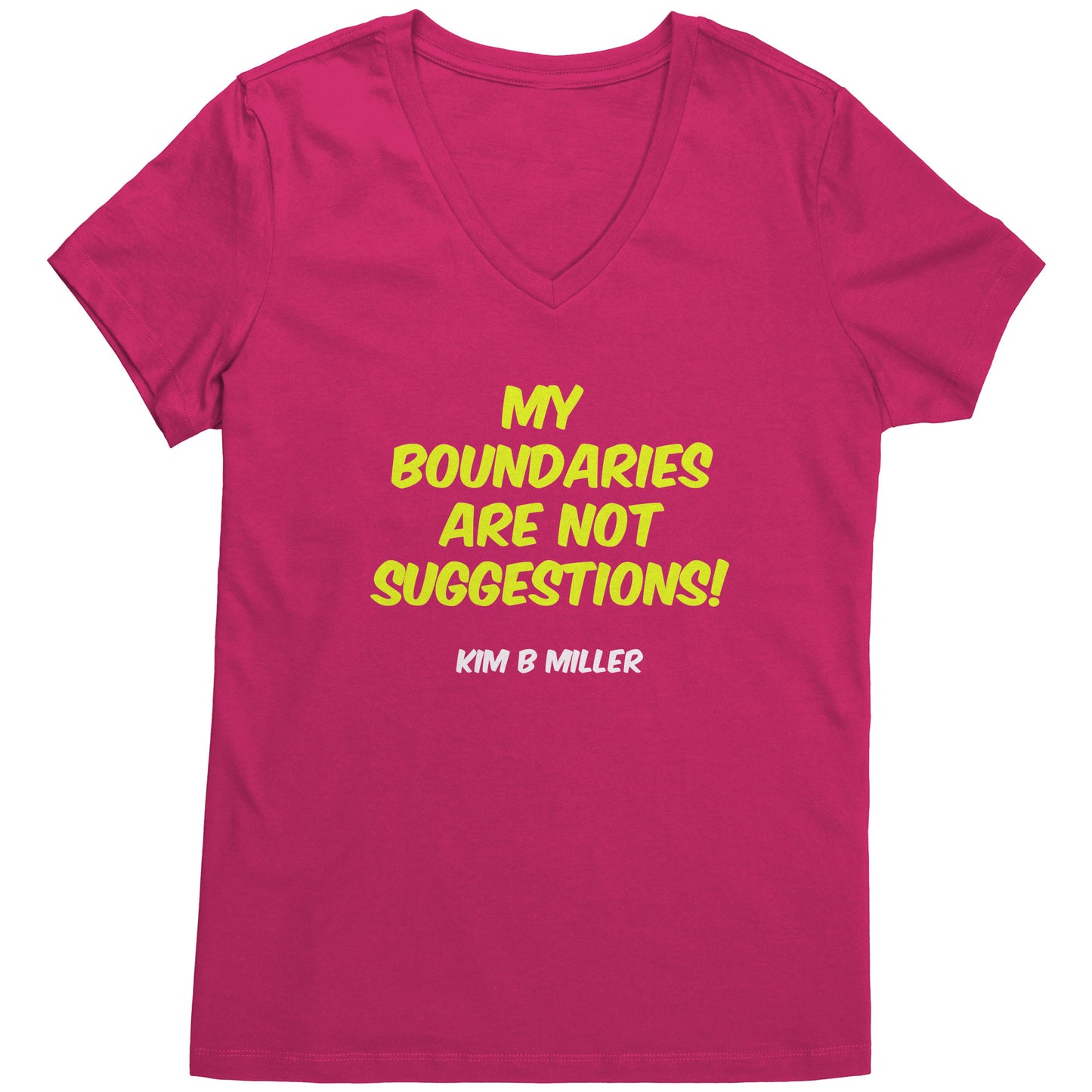Boundaries District Women's V-Neck (Front Only)