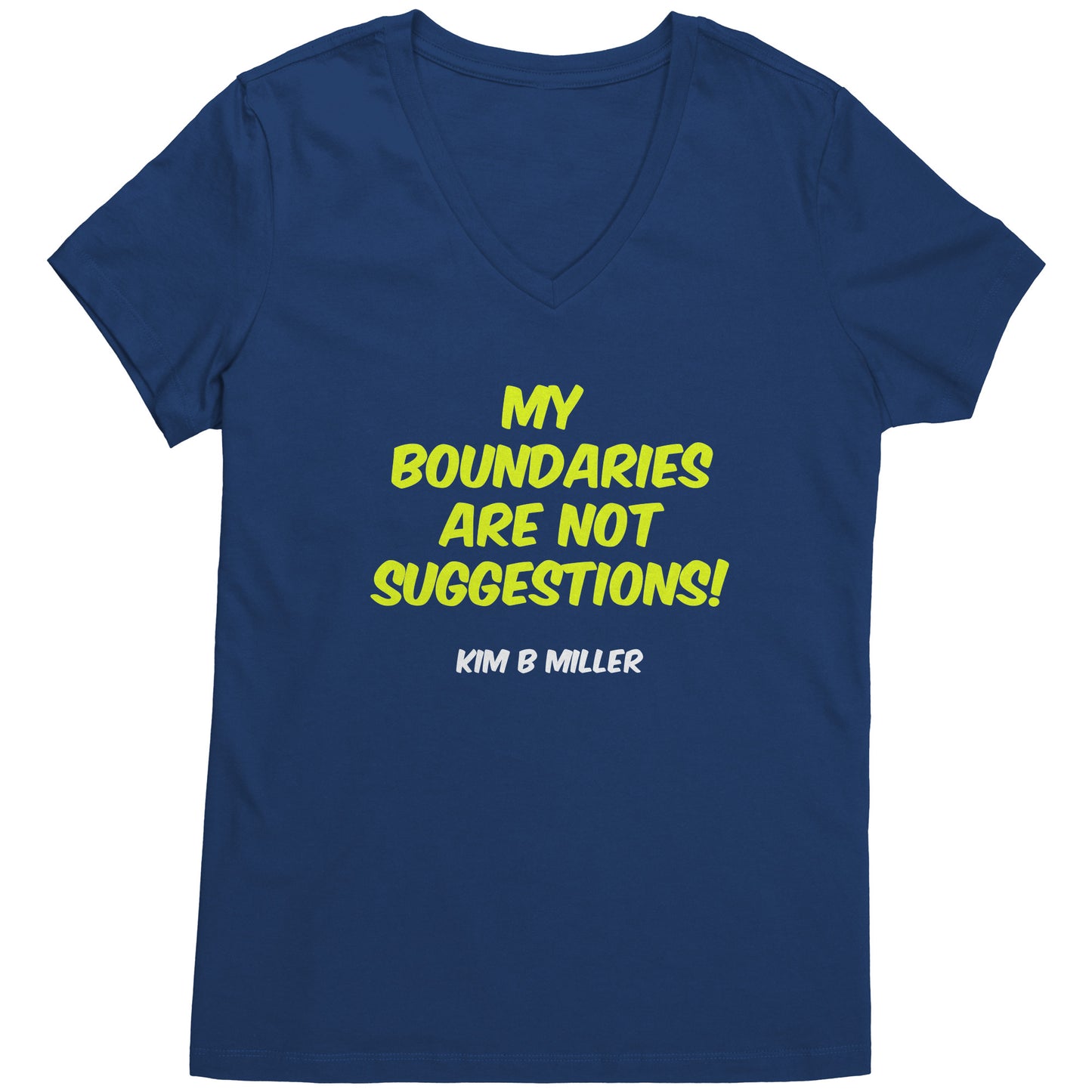 Boundaries District Women's V-Neck (Front Only)