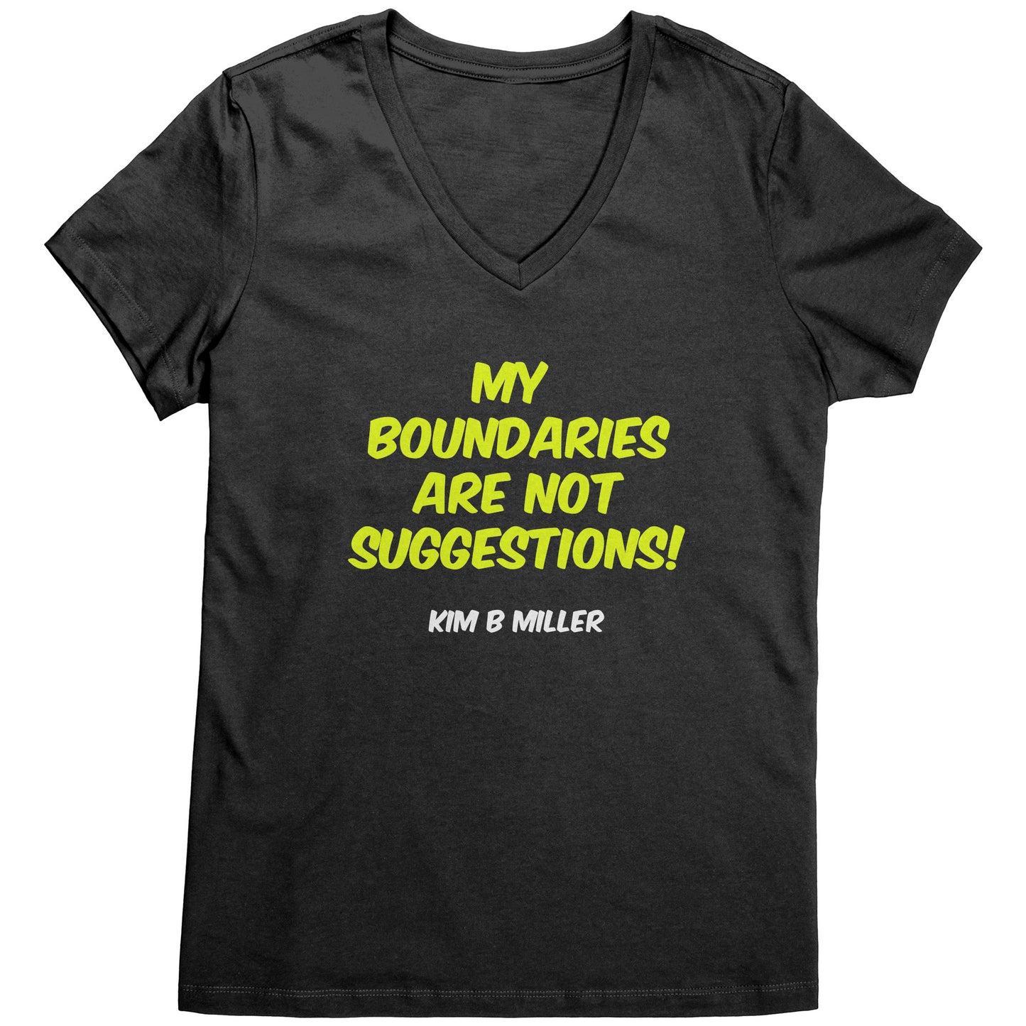 Boundaries District Women's V-Neck (Front Only)