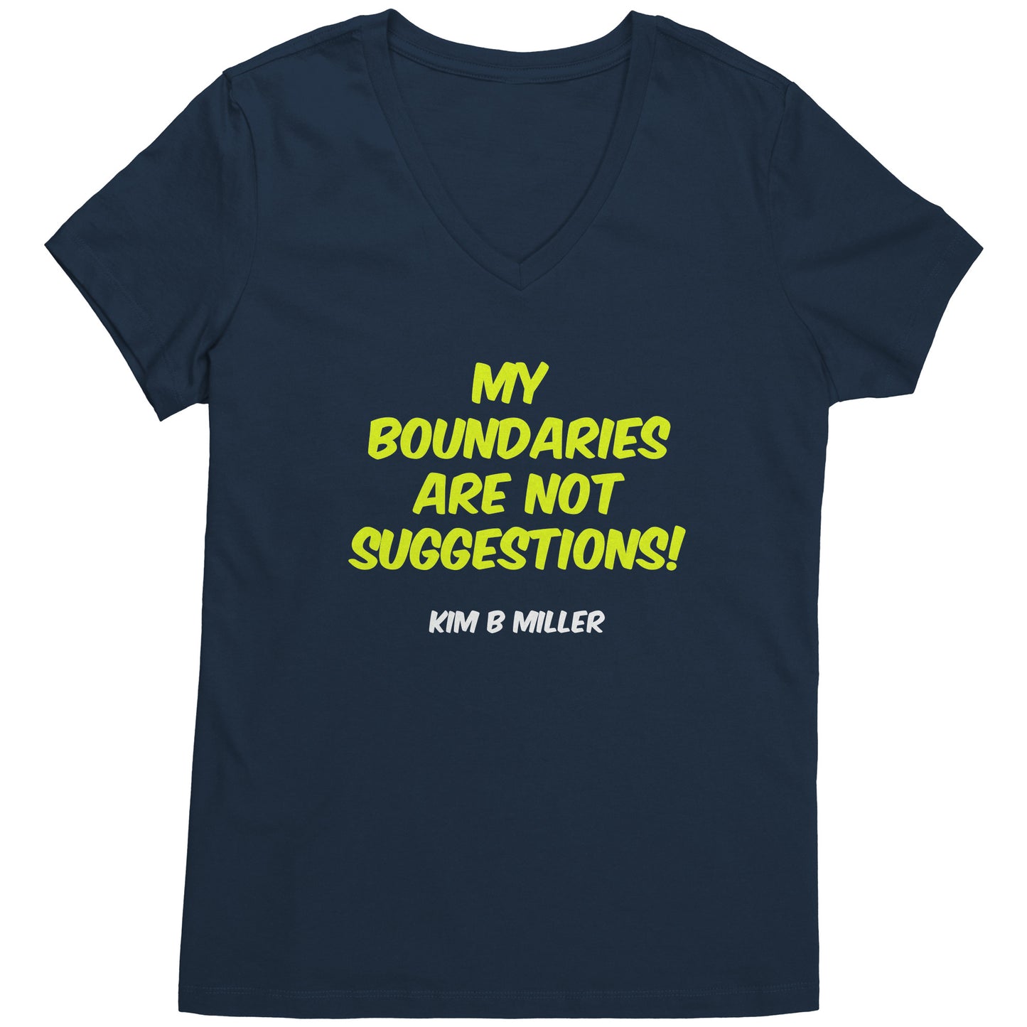 Boundaries District Women's V-Neck (Front Only)