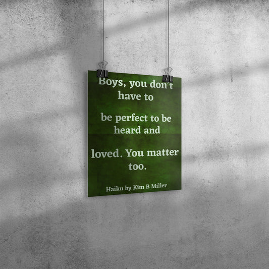 Boys Loved Poster: 8" x 10"