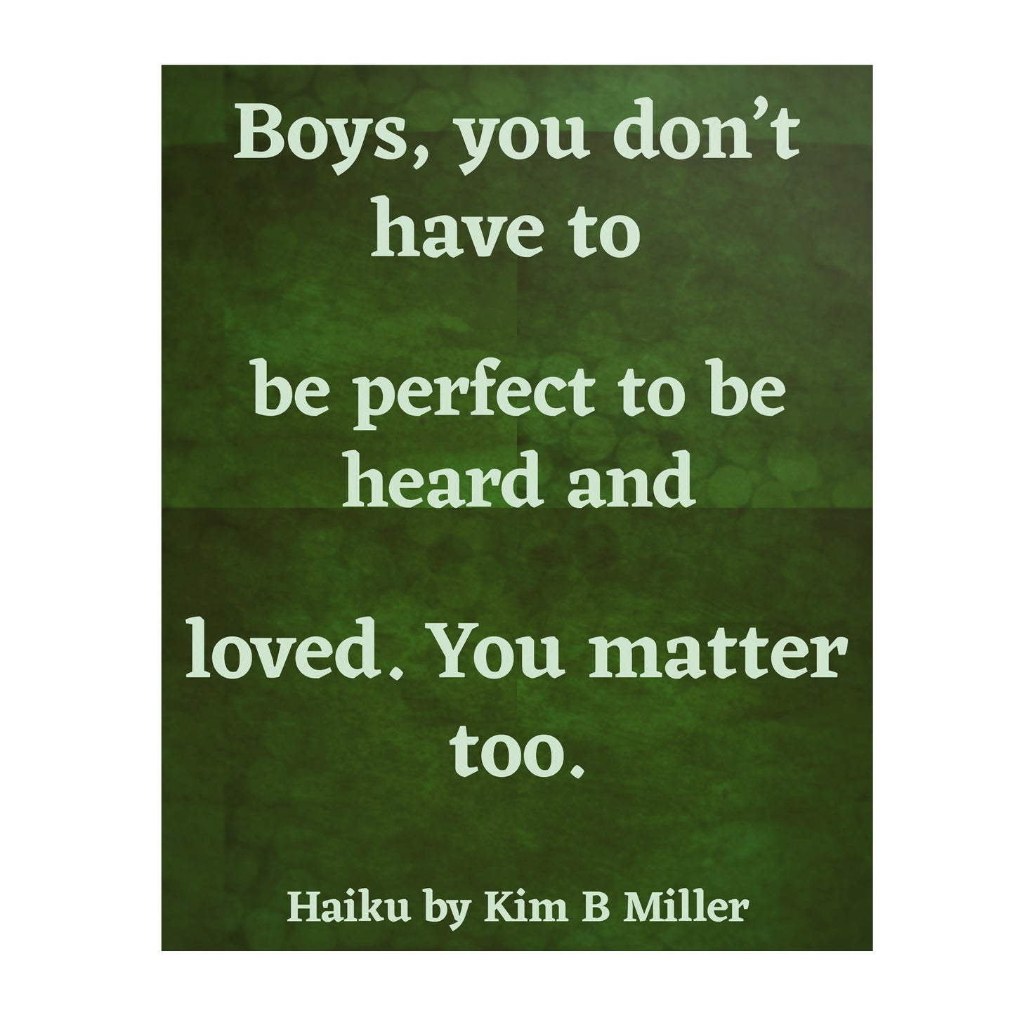 Boys Loved Poster: 8" x 10"