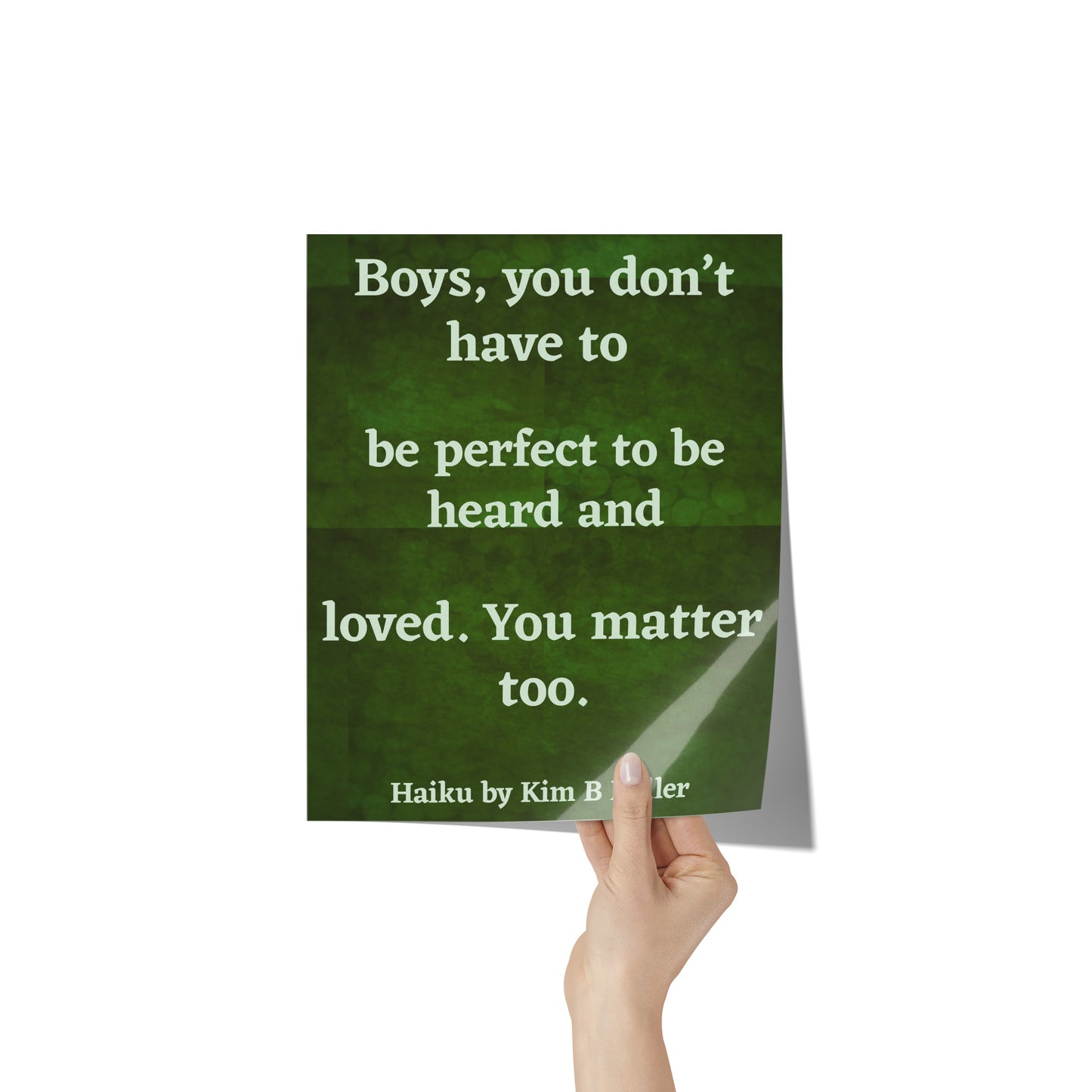 Boys Loved Poster: 8" x 10"