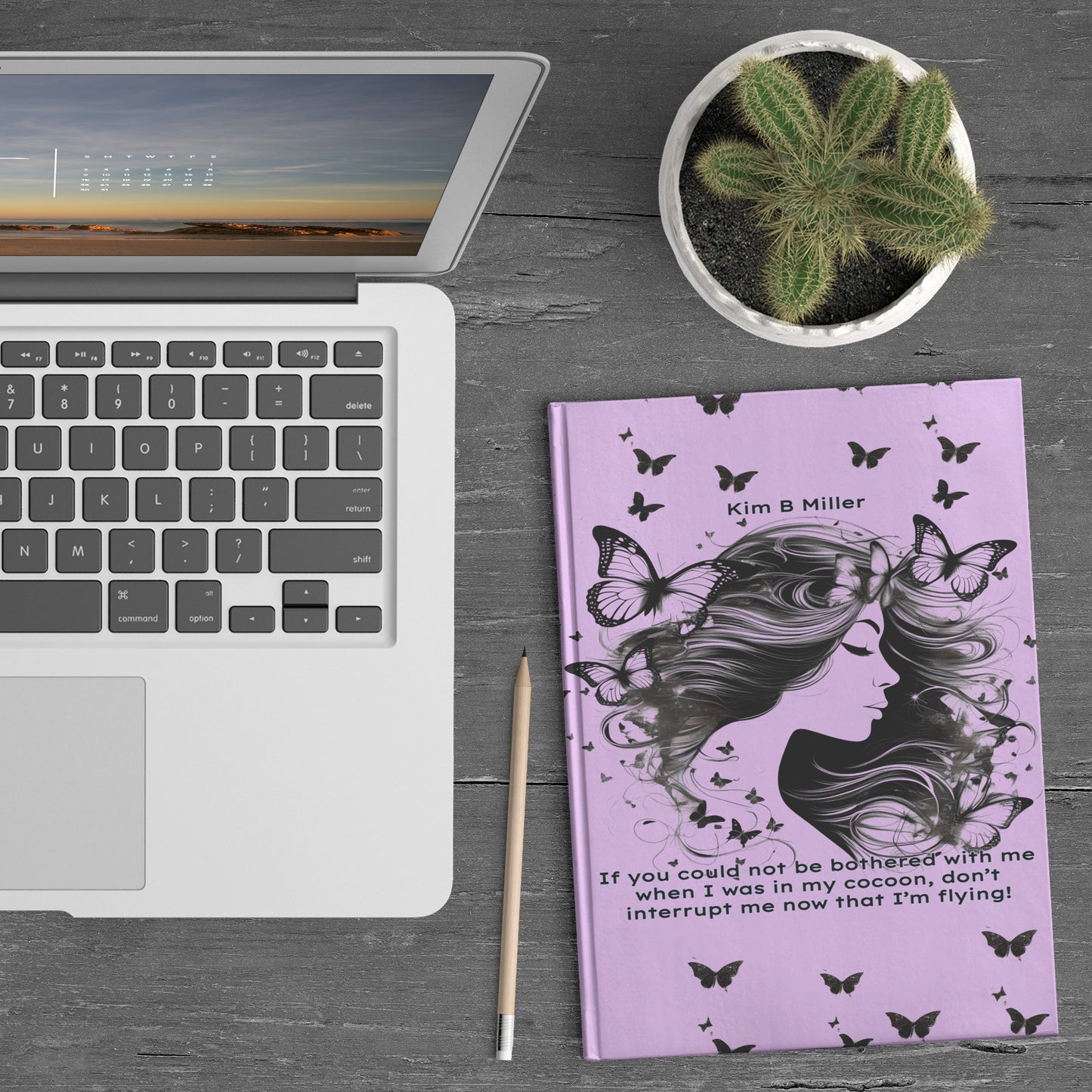 Cocoon-Flying 2: Hardcover Journal (Light purple)