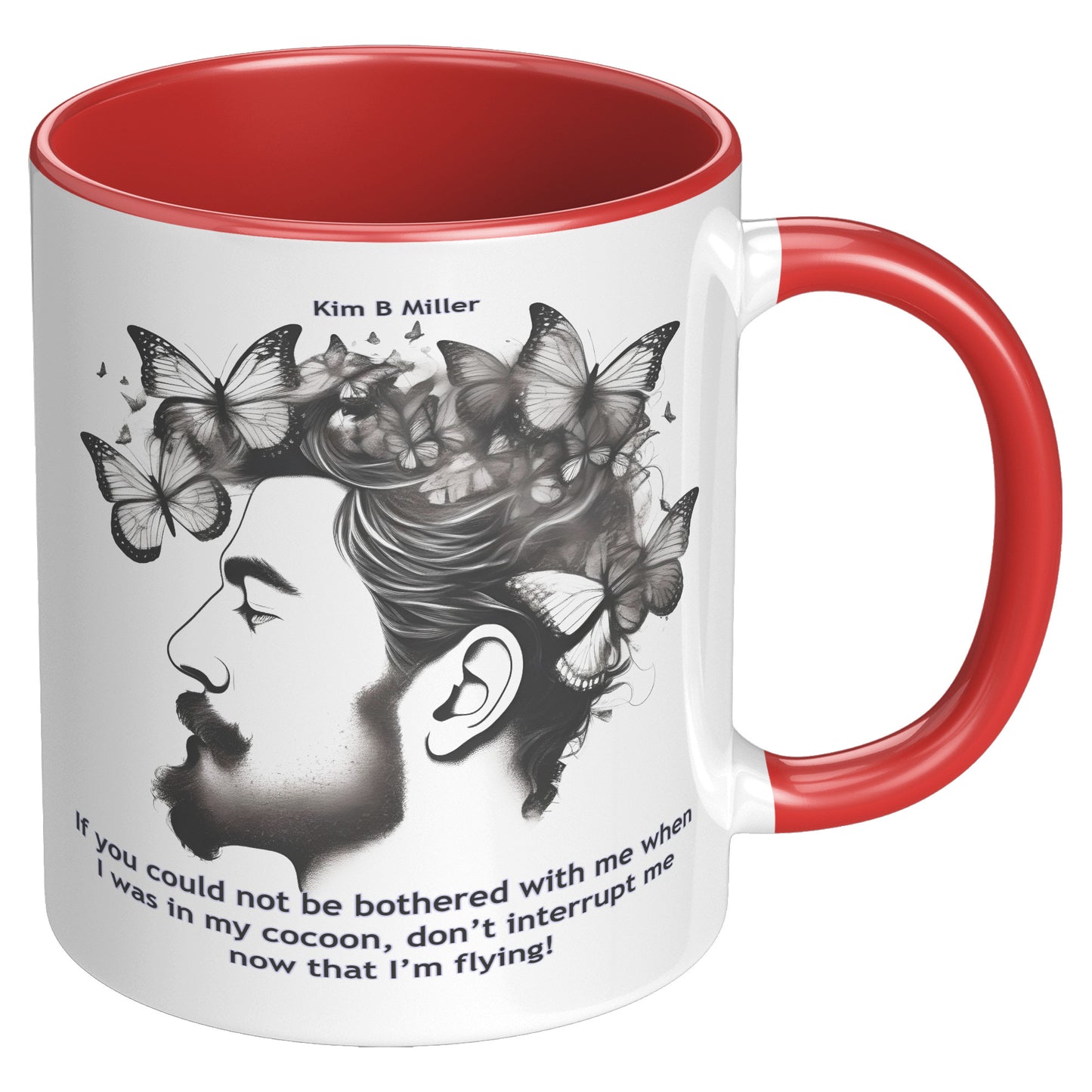 Cocoon-Flying: Accent Mug 2