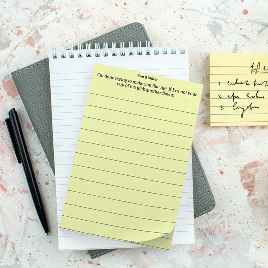 Cup of tea: Post Notes 4x6