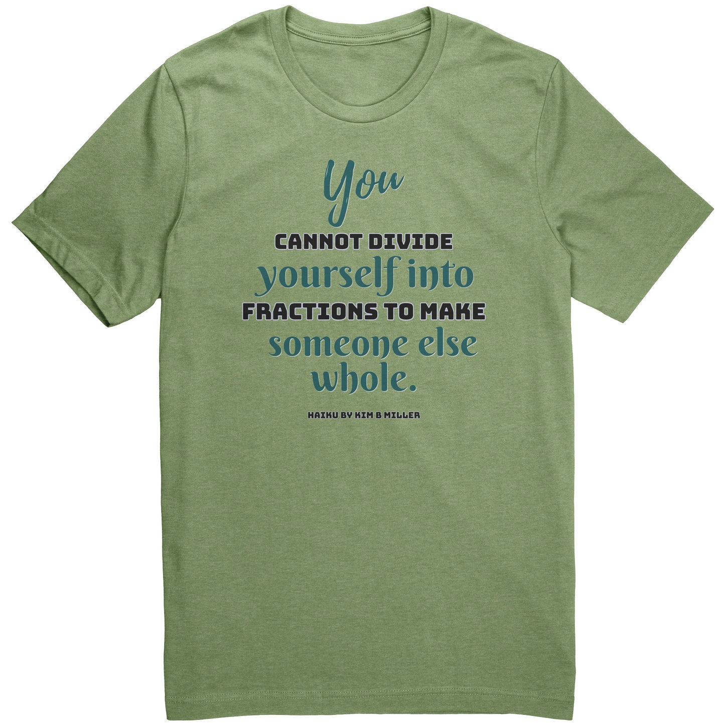 Divide Haiku: Canvas Unisex CVC