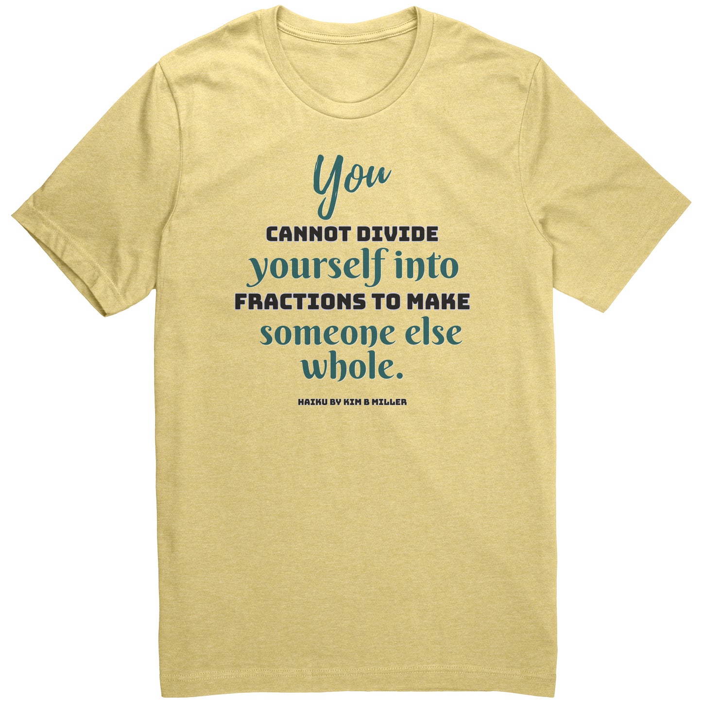 Divide Haiku: Canvas Unisex CVC