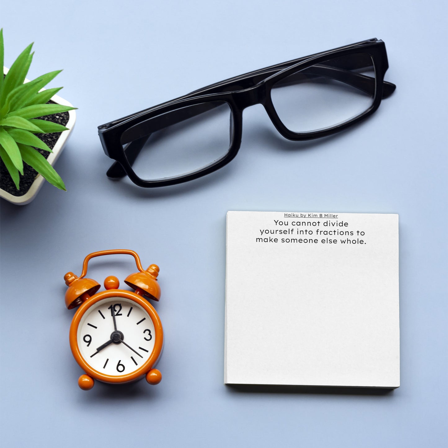 Divide Haiku: Post Notes 3x3 (white)
