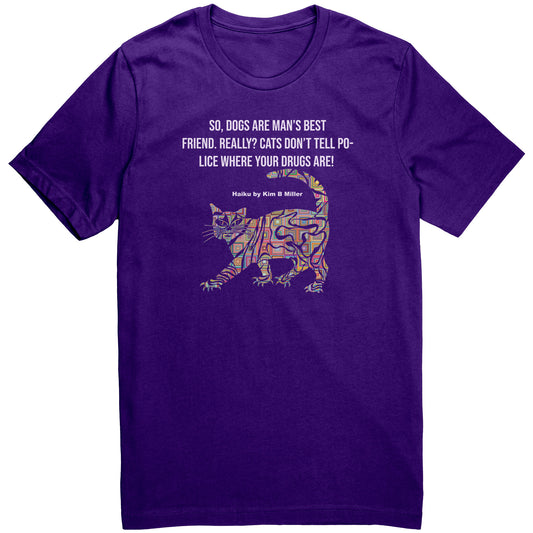 Dogs or Cats, Canvas Unisex Shirt 1