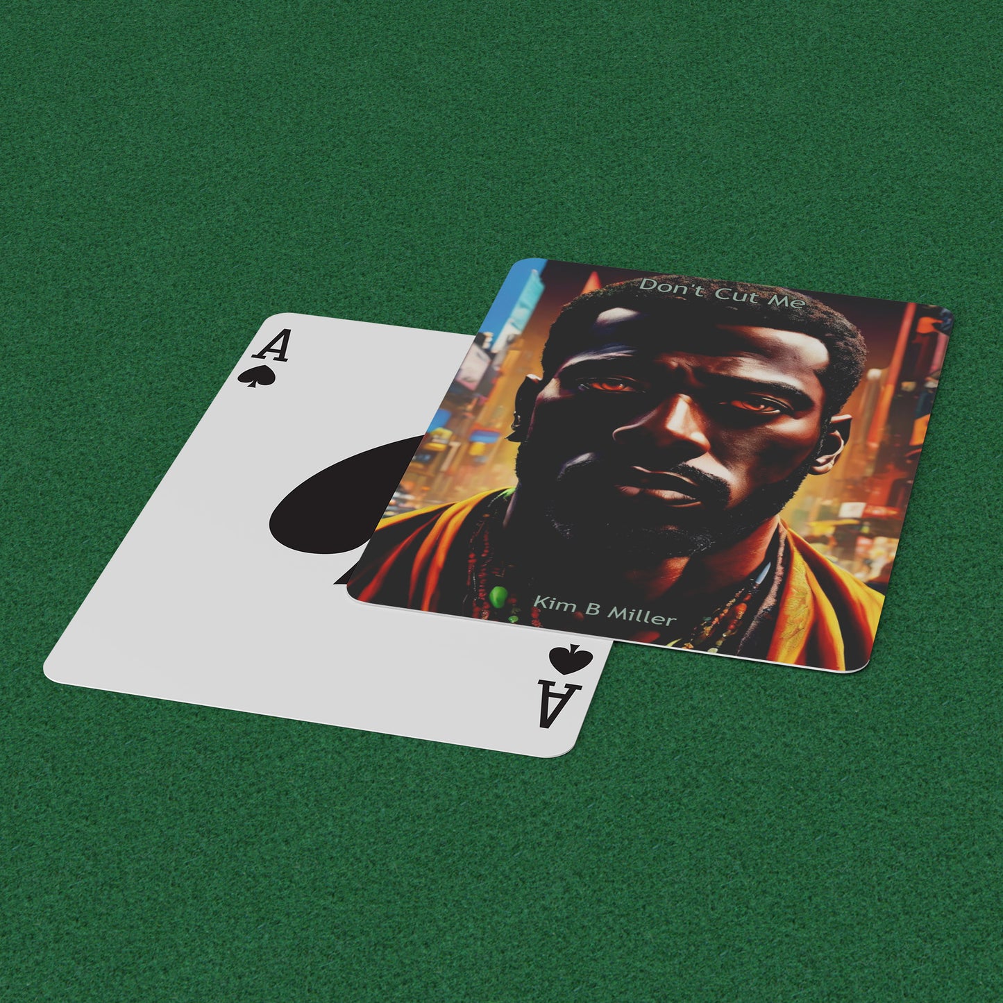 Don't Cut Me- 2 Playing Cards