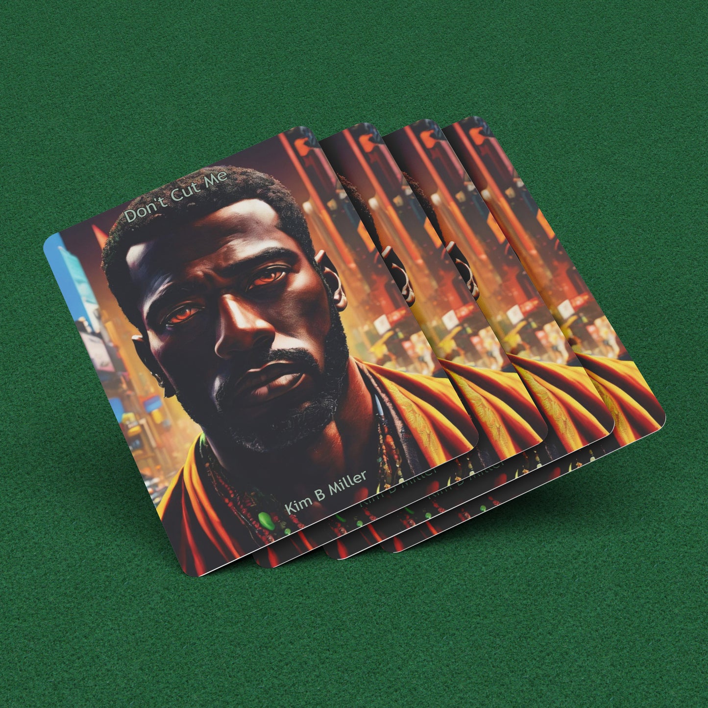 Don't Cut Me- 2 Playing Cards