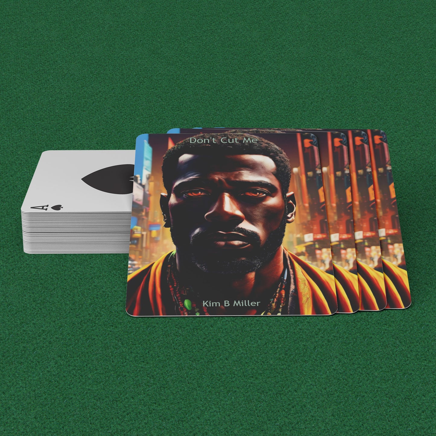 Don't Cut Me- 2 Playing Cards