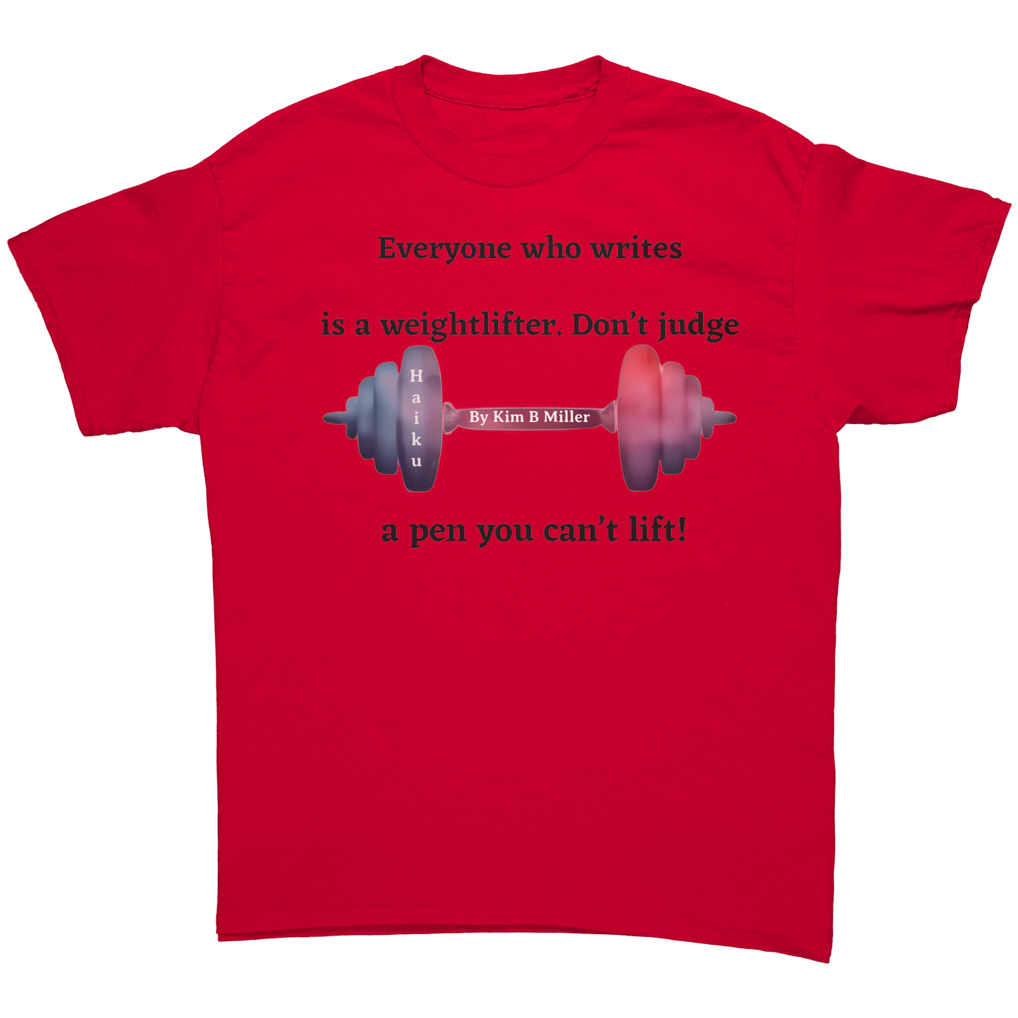 Gildan_Unisex_Shirt_Haiku_Weightlifter_Red_Front_Mockup.png