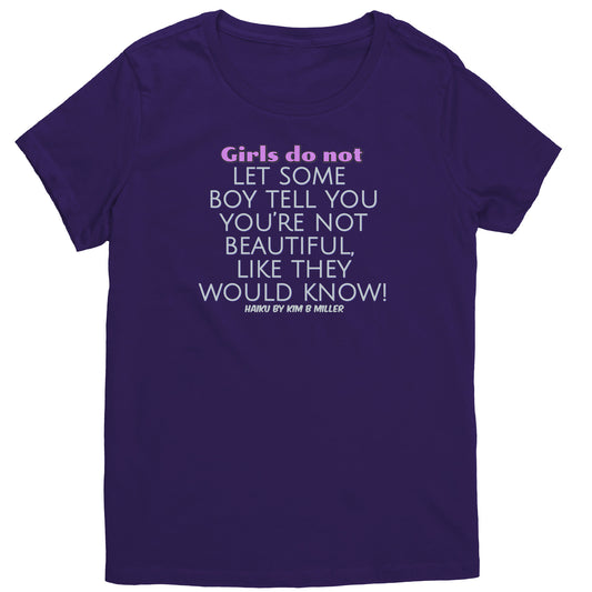 Girls Beautiful Haiku District Women's Shirt