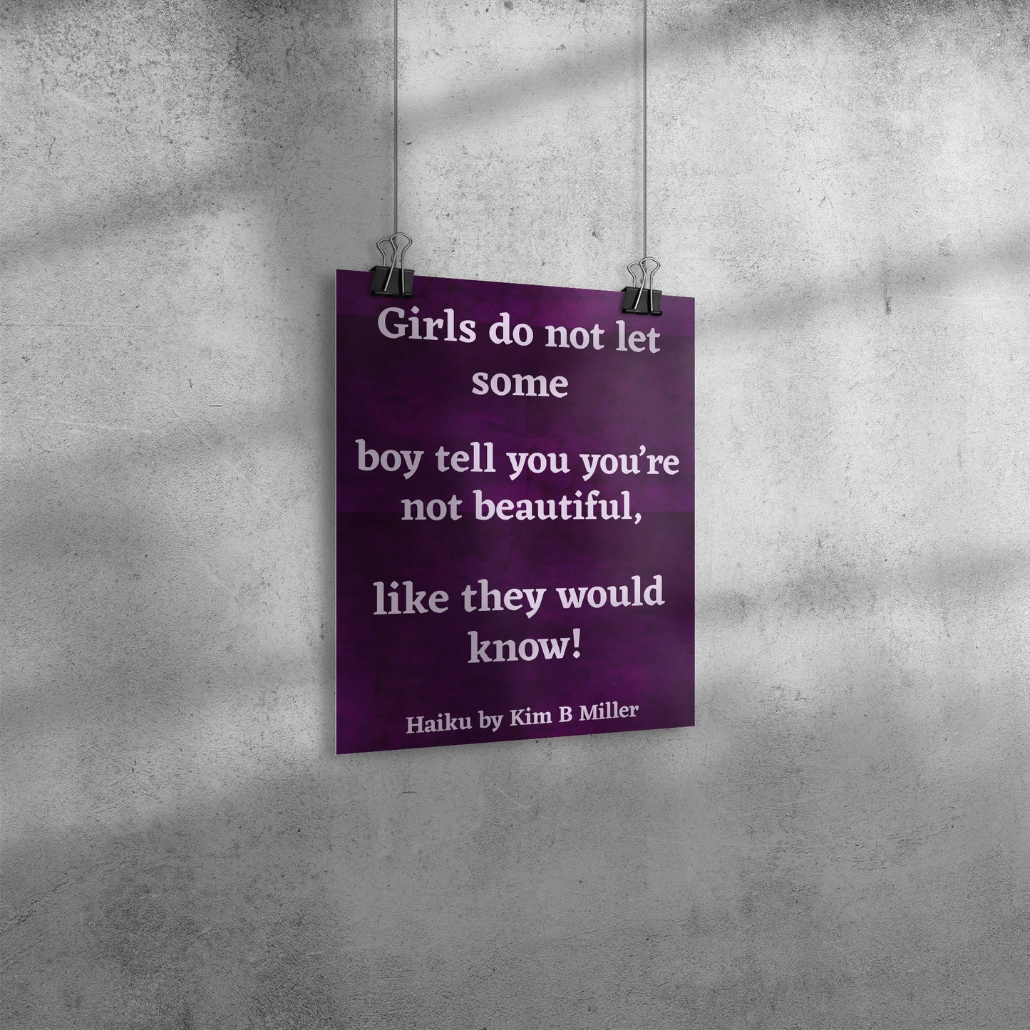 Girls Beautiful Poster: 8" x 10"