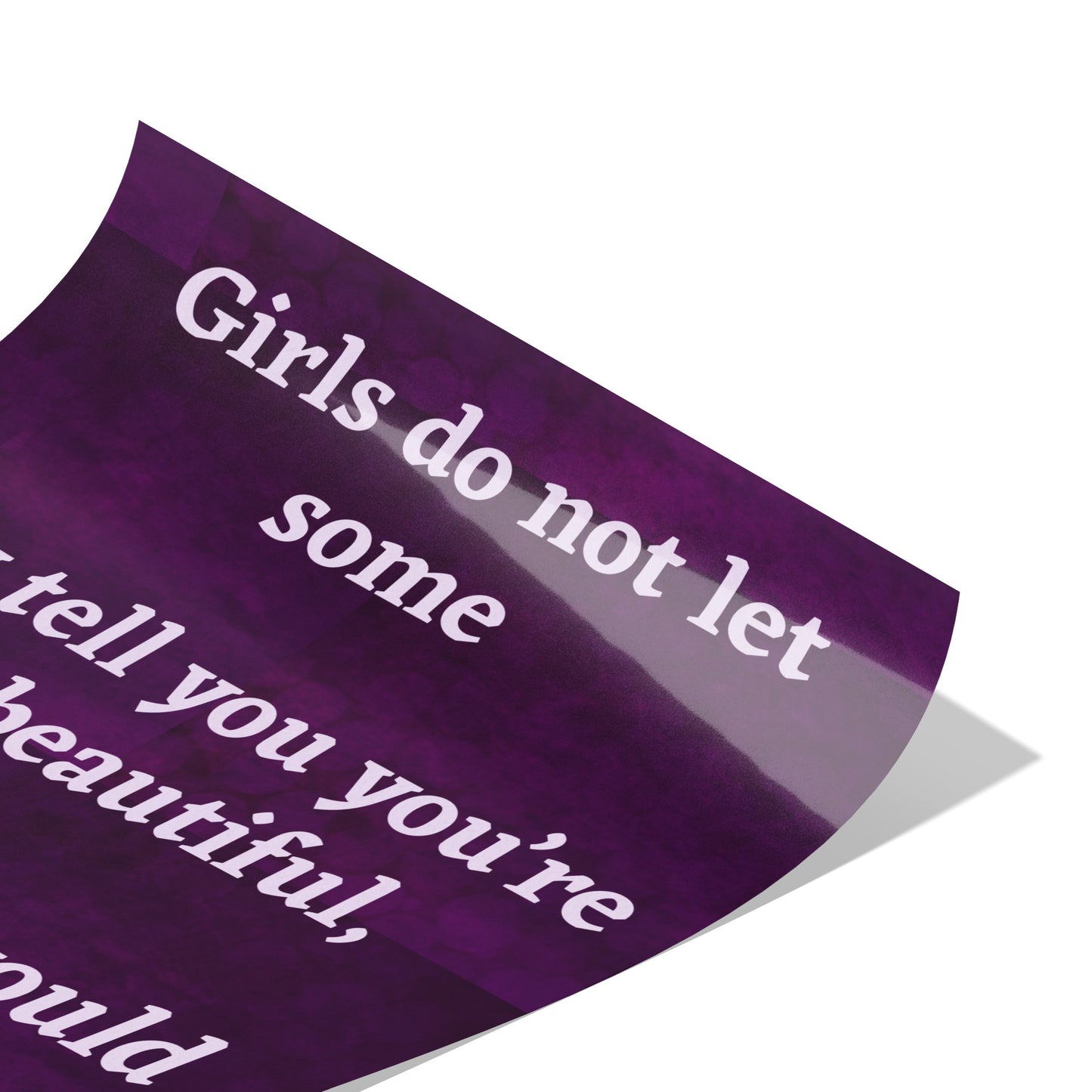 Girls Beautiful Poster: 8" x 10"